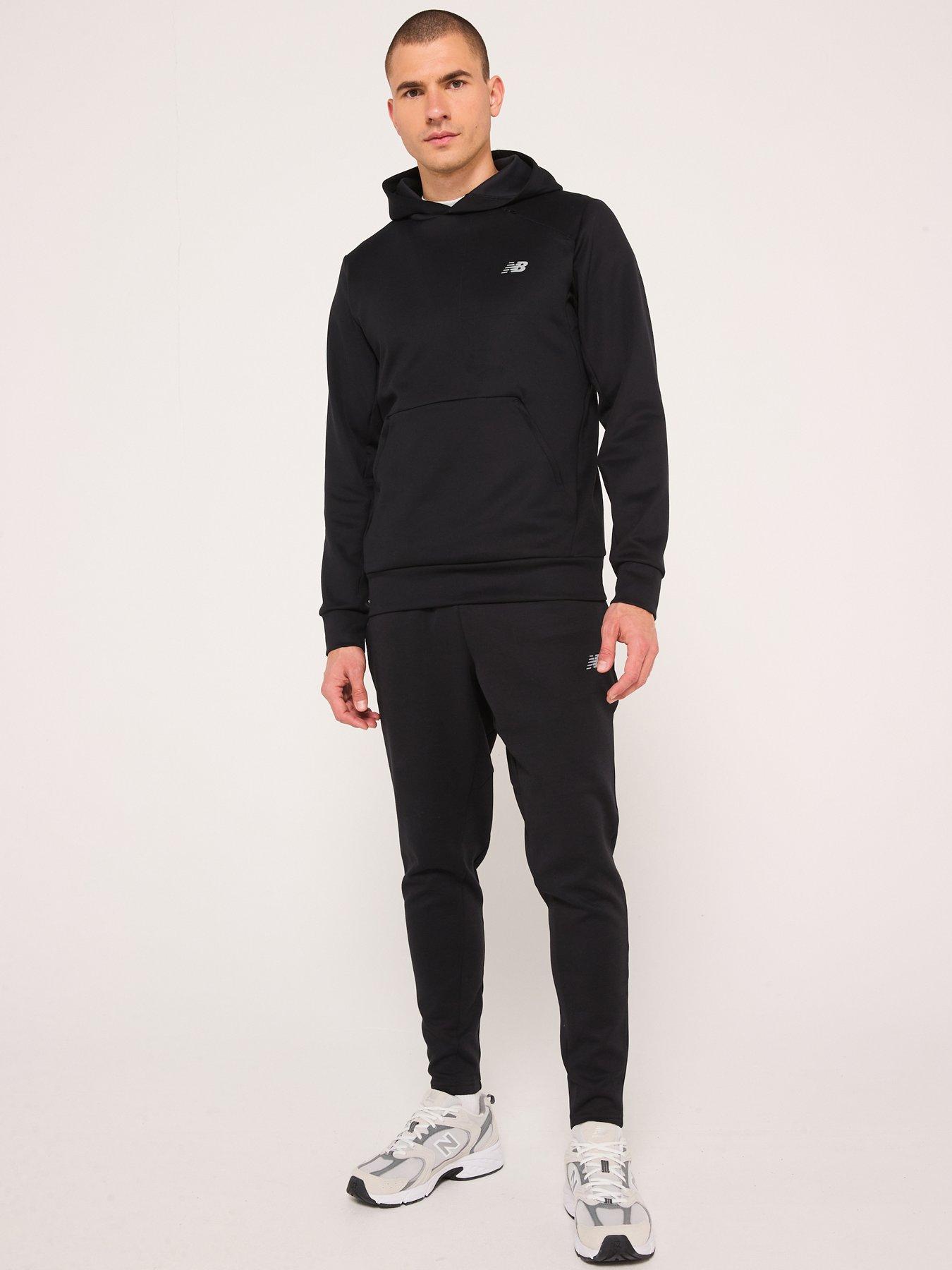 Image 5 of 5 of New Balance Mens Running Tech Knit Hoodie - Black