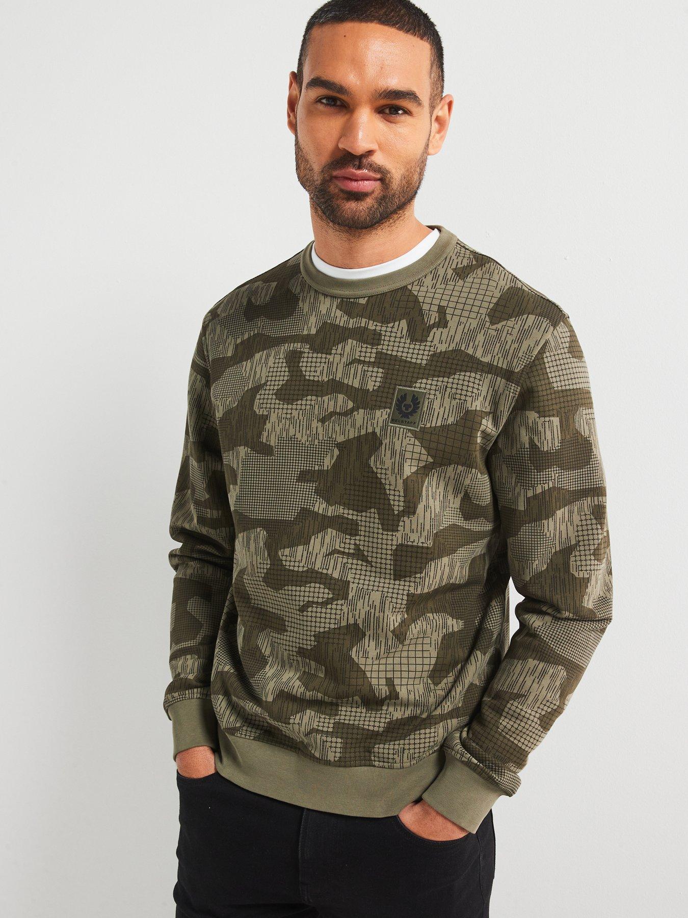 undefined Terrain Camo Crew Neck Sweatshirt - Khaki