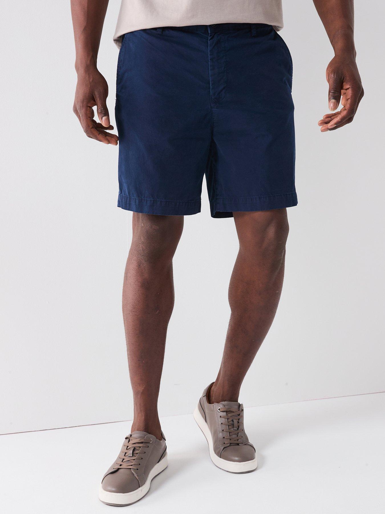 Belstaff Rally Chino Shorts, Navy, Size 38, Men