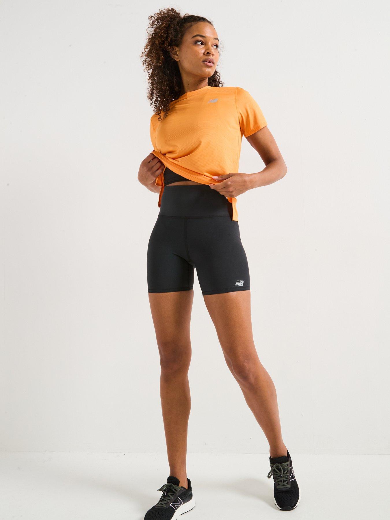 Image 3 of 5 of New Balance Women's Running NB Harmony High Rise 6 Inch Shorts - Black
