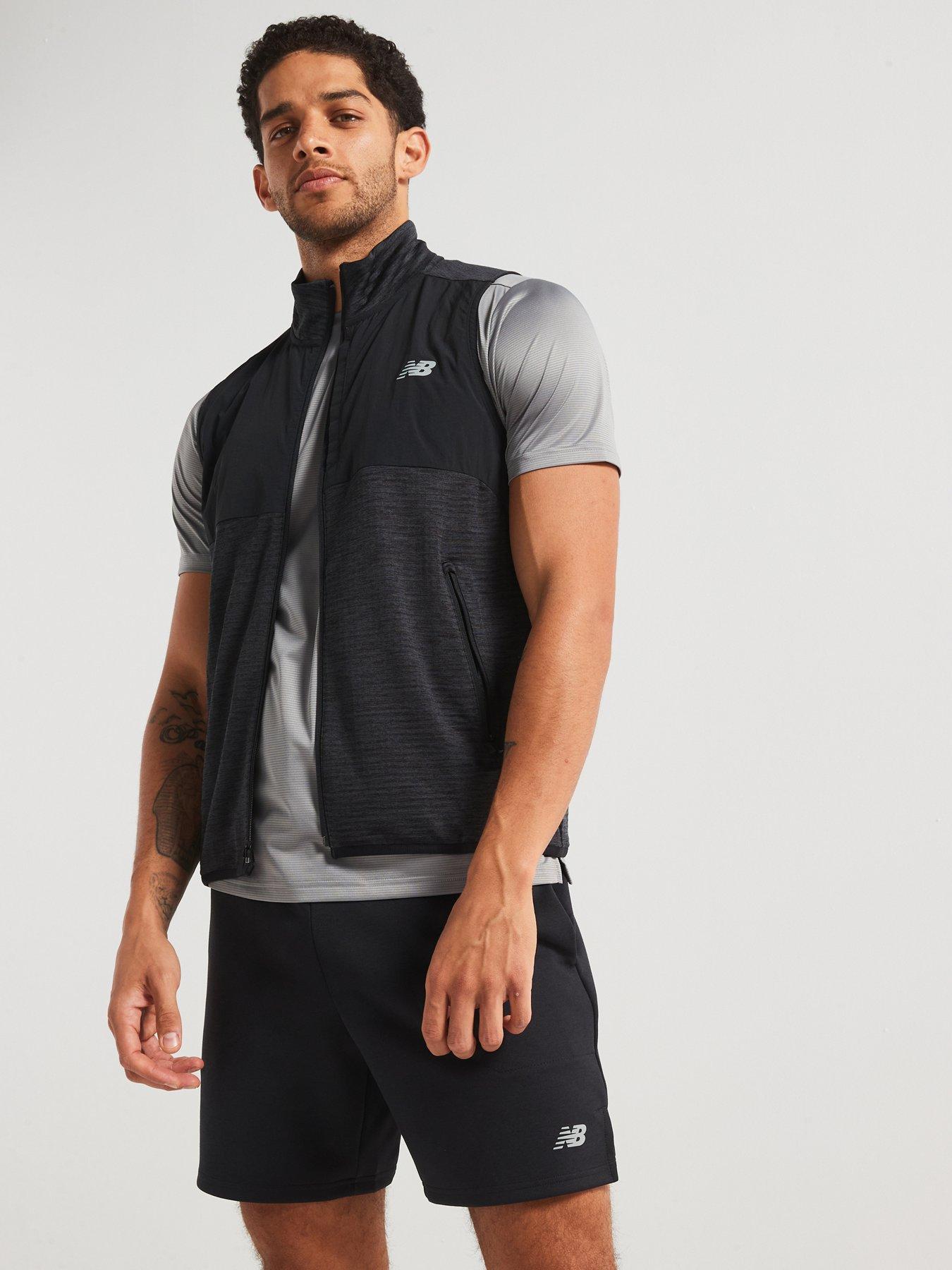 New Balance Mens Running Heat Grid Vest - Black