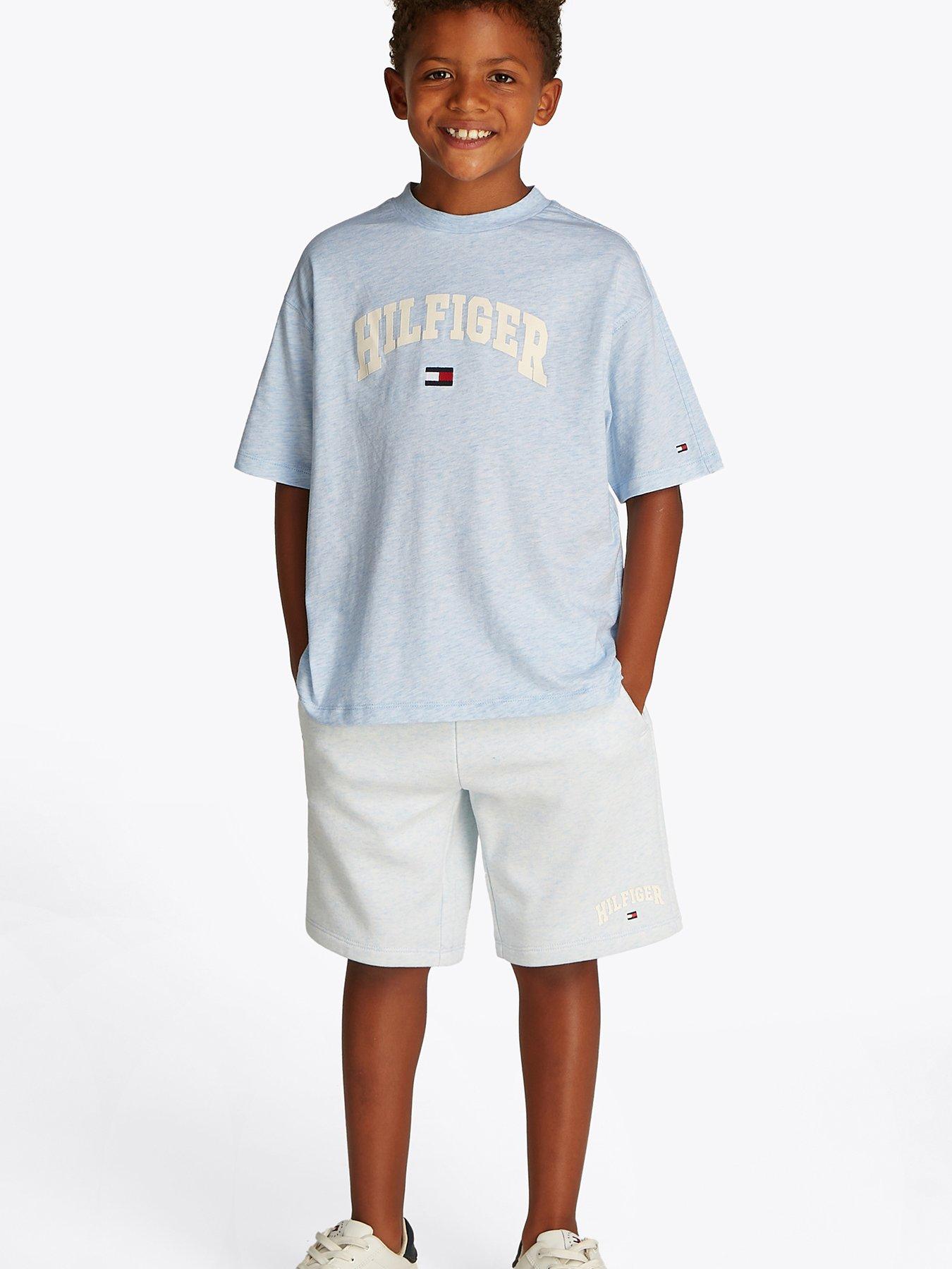 undefined Boys Varsity Short Sleeve T-Shirt - Blue