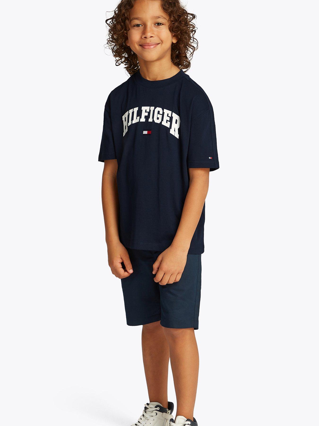 undefined Boys Varsity Short Sleeve T-Shirt - Navy