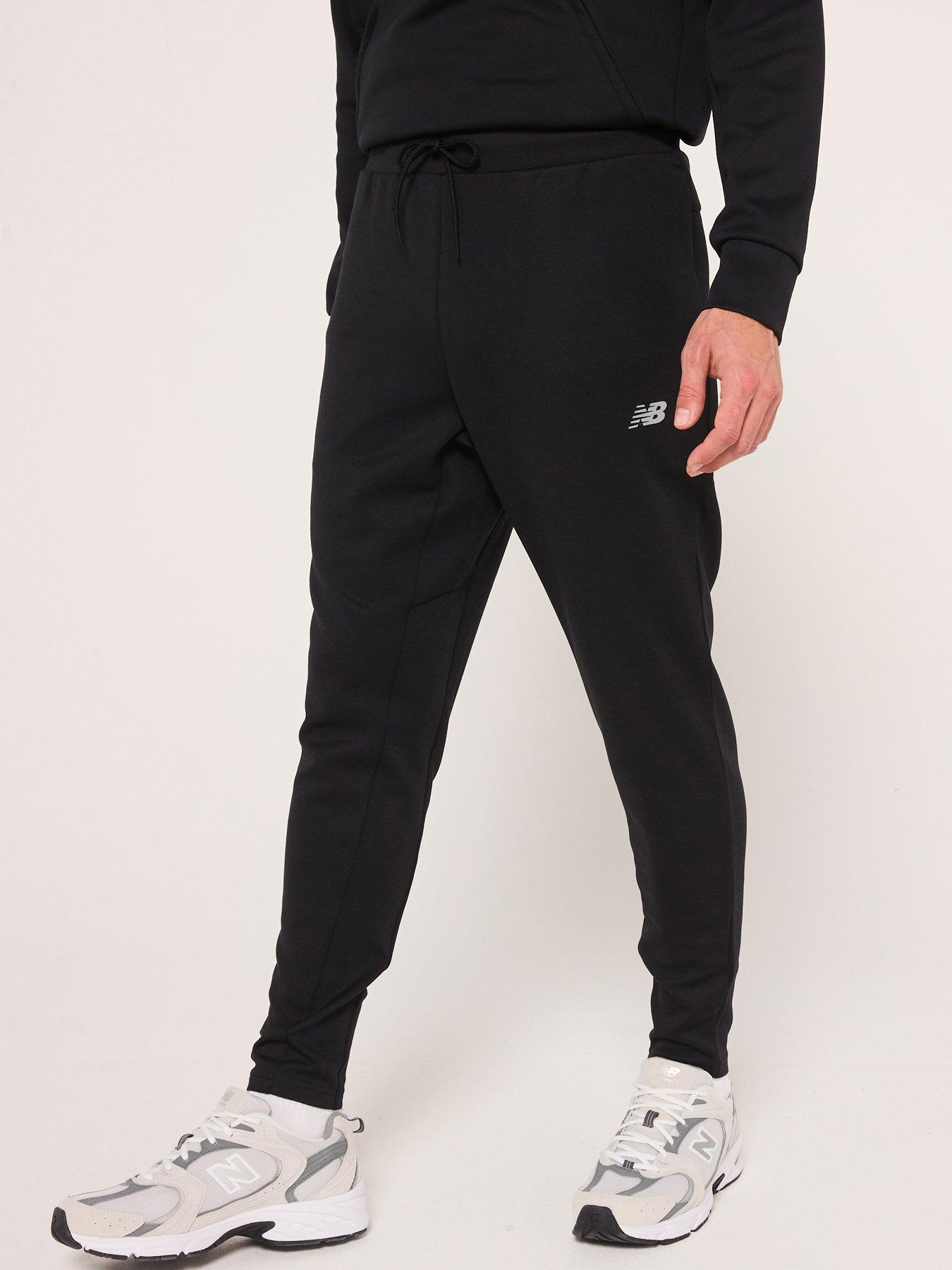 New Balance Men's Running Tech Knit Pants - Black