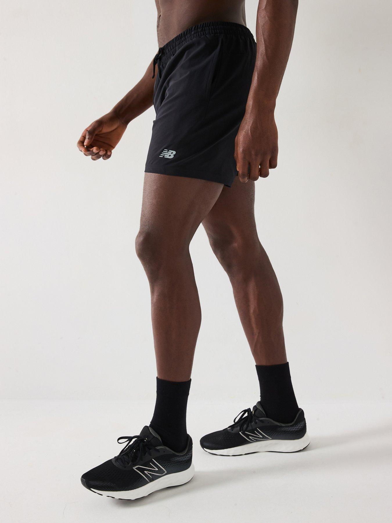 undefined Men's Running Sport Essentials 5 Inch Shorts - Black