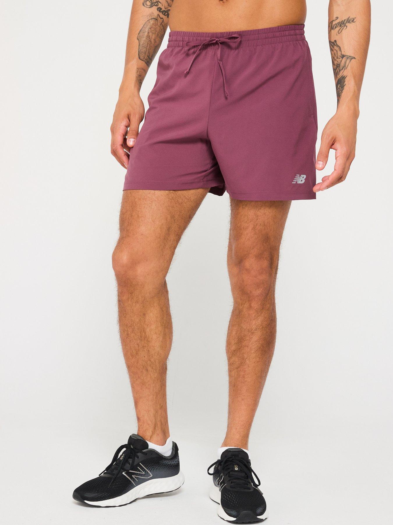 undefined Men's Running Sport Essentials 5 Inch Shorts - Purple