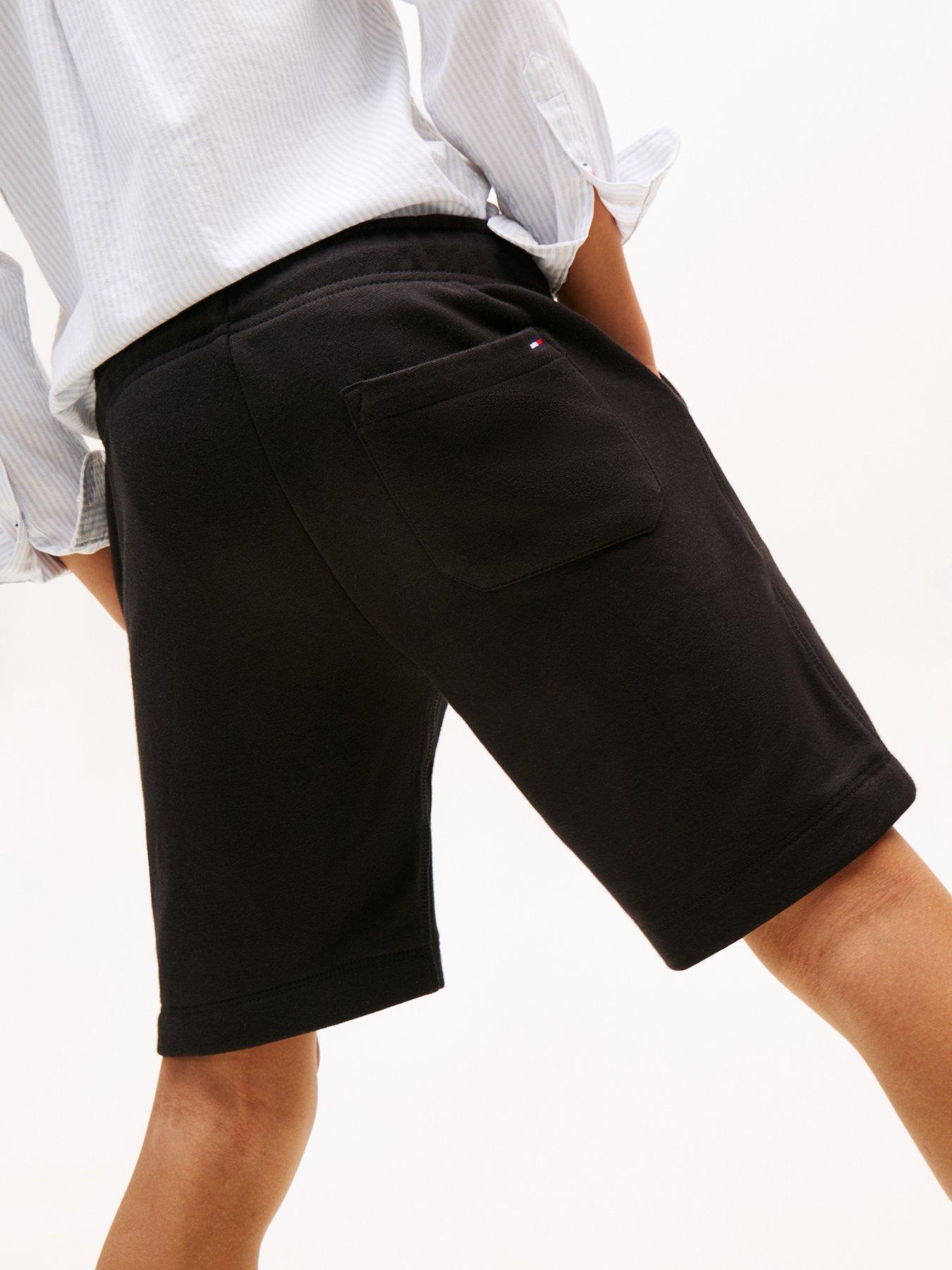Image 4 of 4 of Tommy Hilfiger Boys Flag Sweatshort - Black