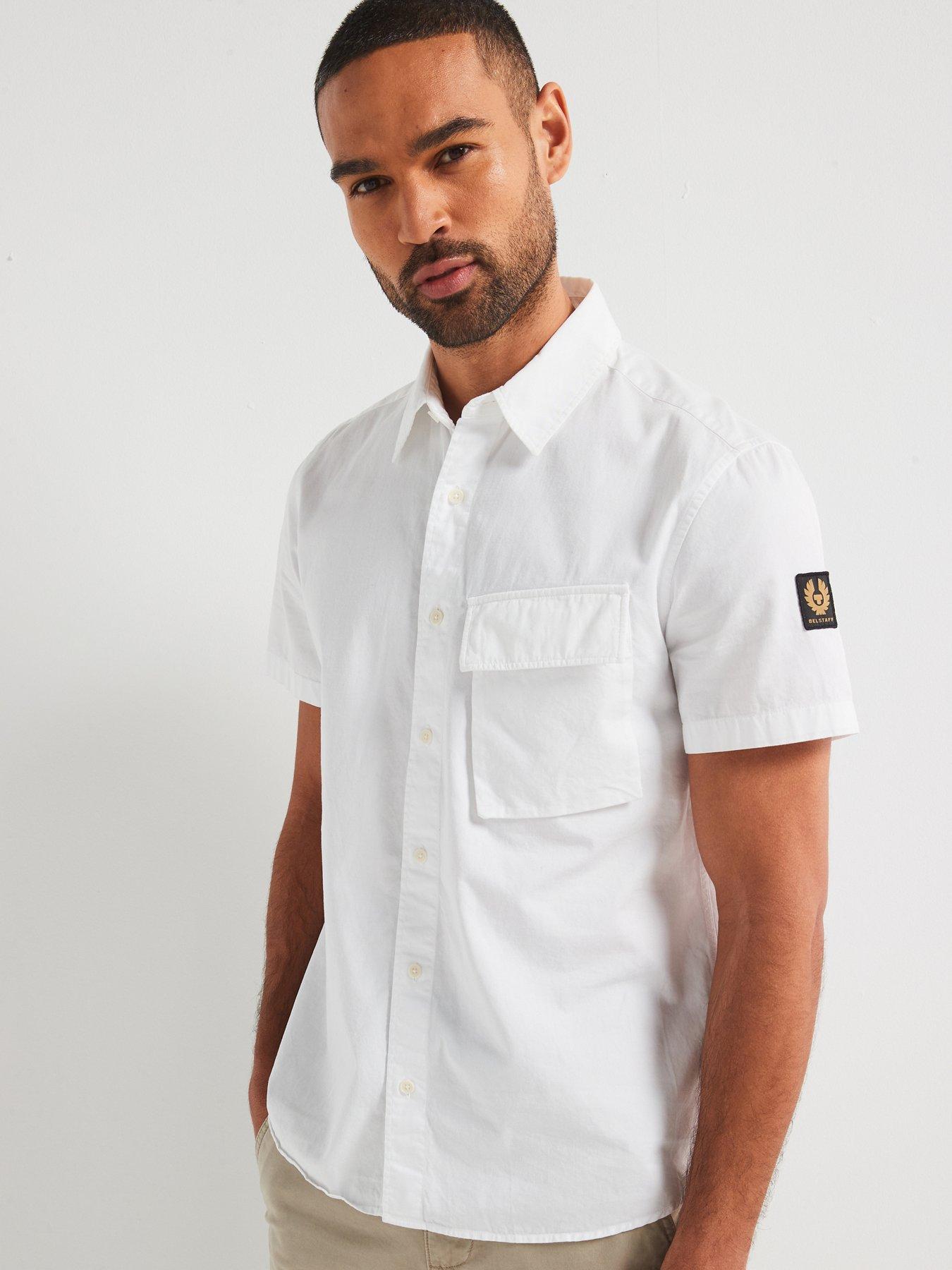 undefined Scale Short Sleeve Shirt - White