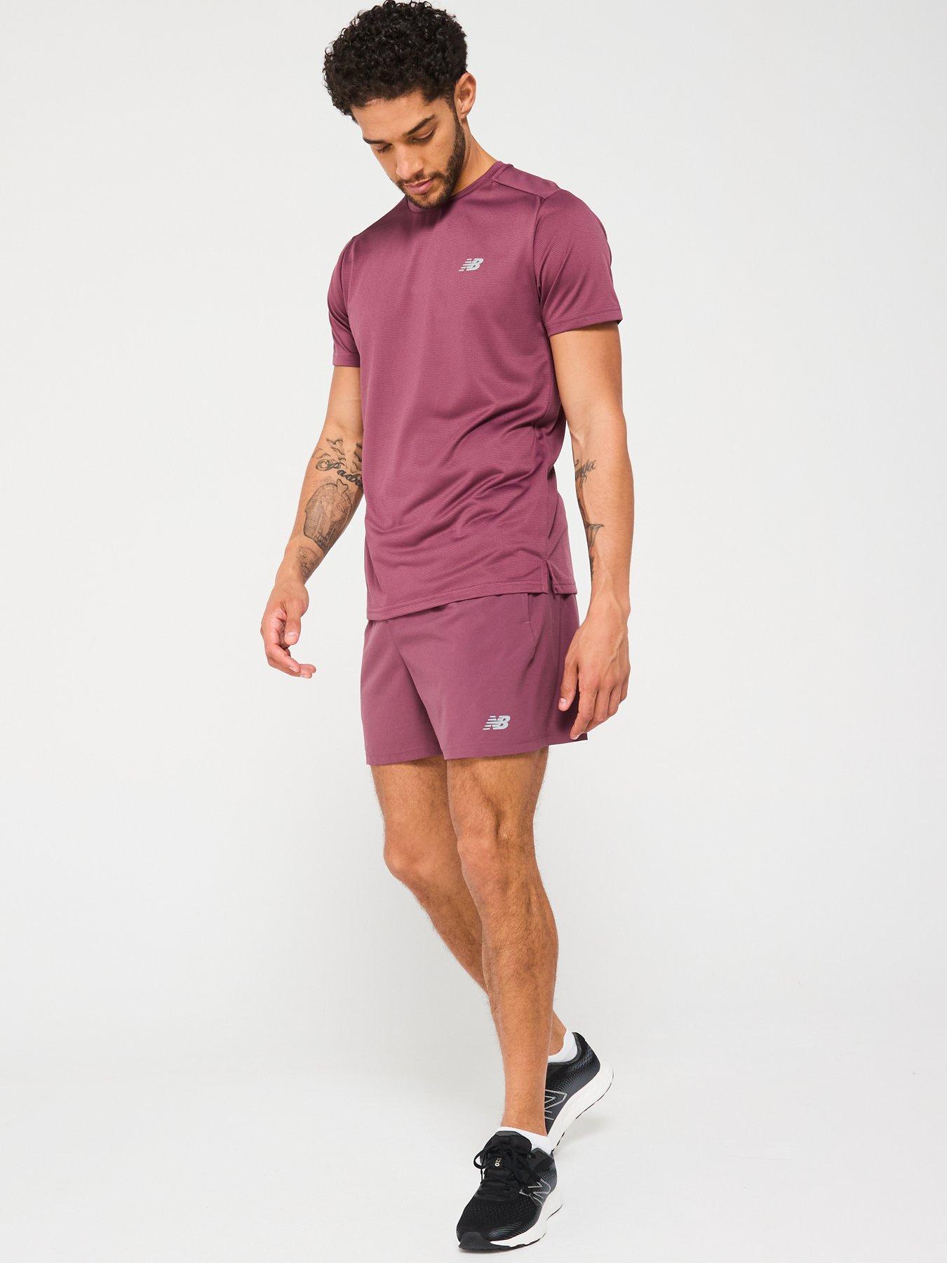 Image 3 of 6 of New Balance Men's Running Sport Essentials T-Shirt - Purple