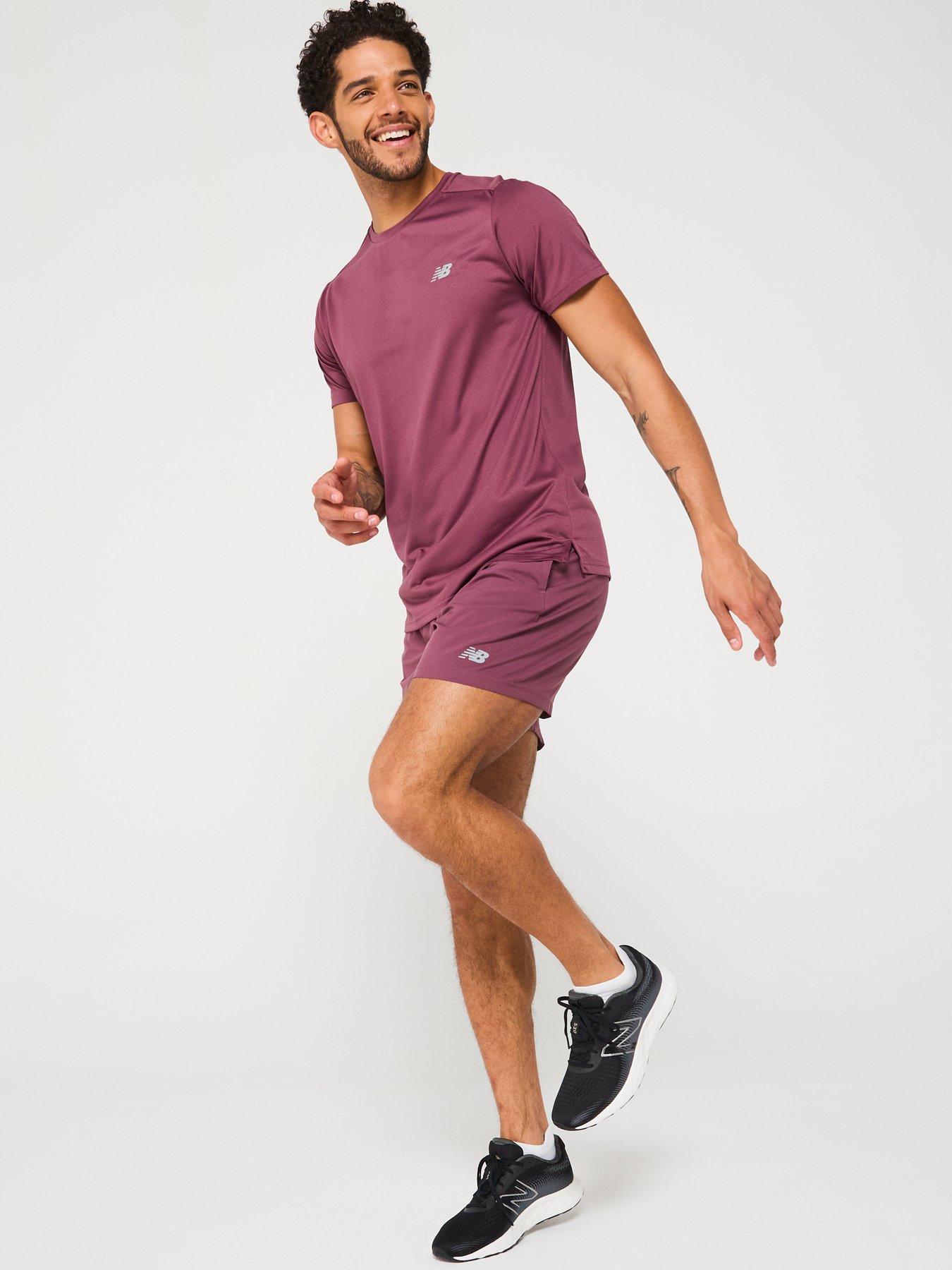 Image 6 of 6 of New Balance Men's Running Sport Essentials T-Shirt - Purple