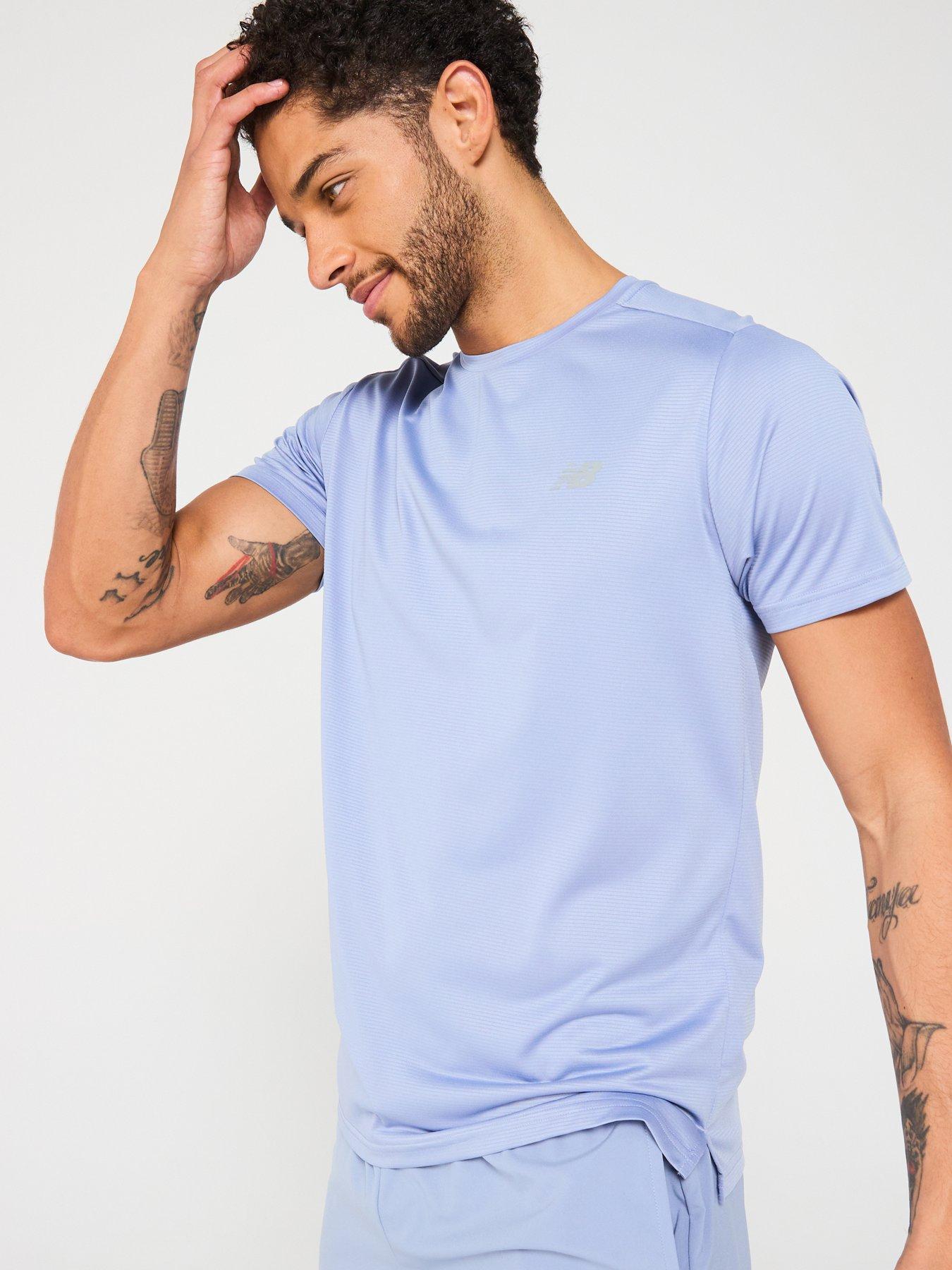 undefined Men's Running Sport Essentials T-Shirt - Blue