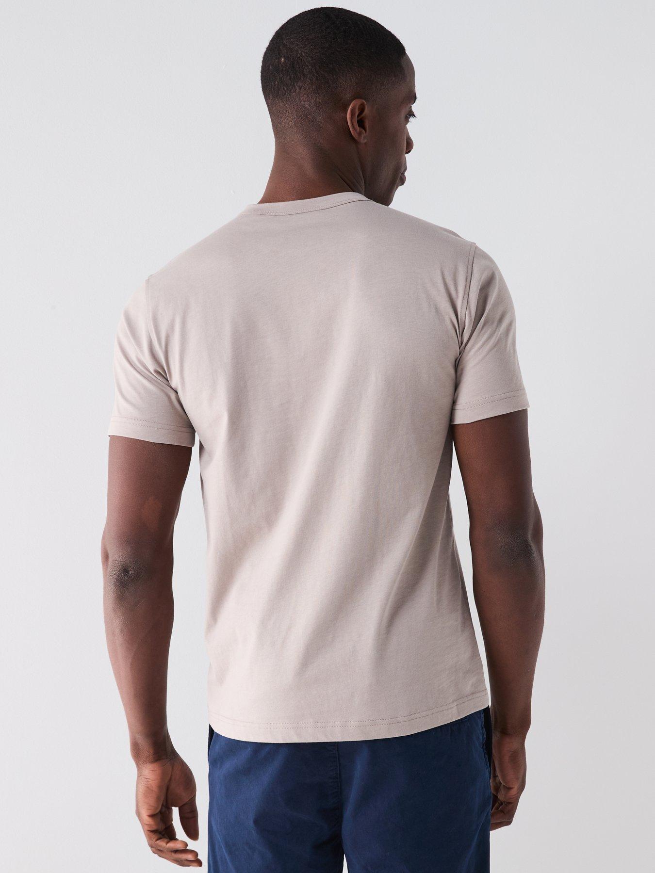 Image 2 of 6 of Belstaff Left Chest Patch Logo Regular Fit T-Shirt - Dark Beige