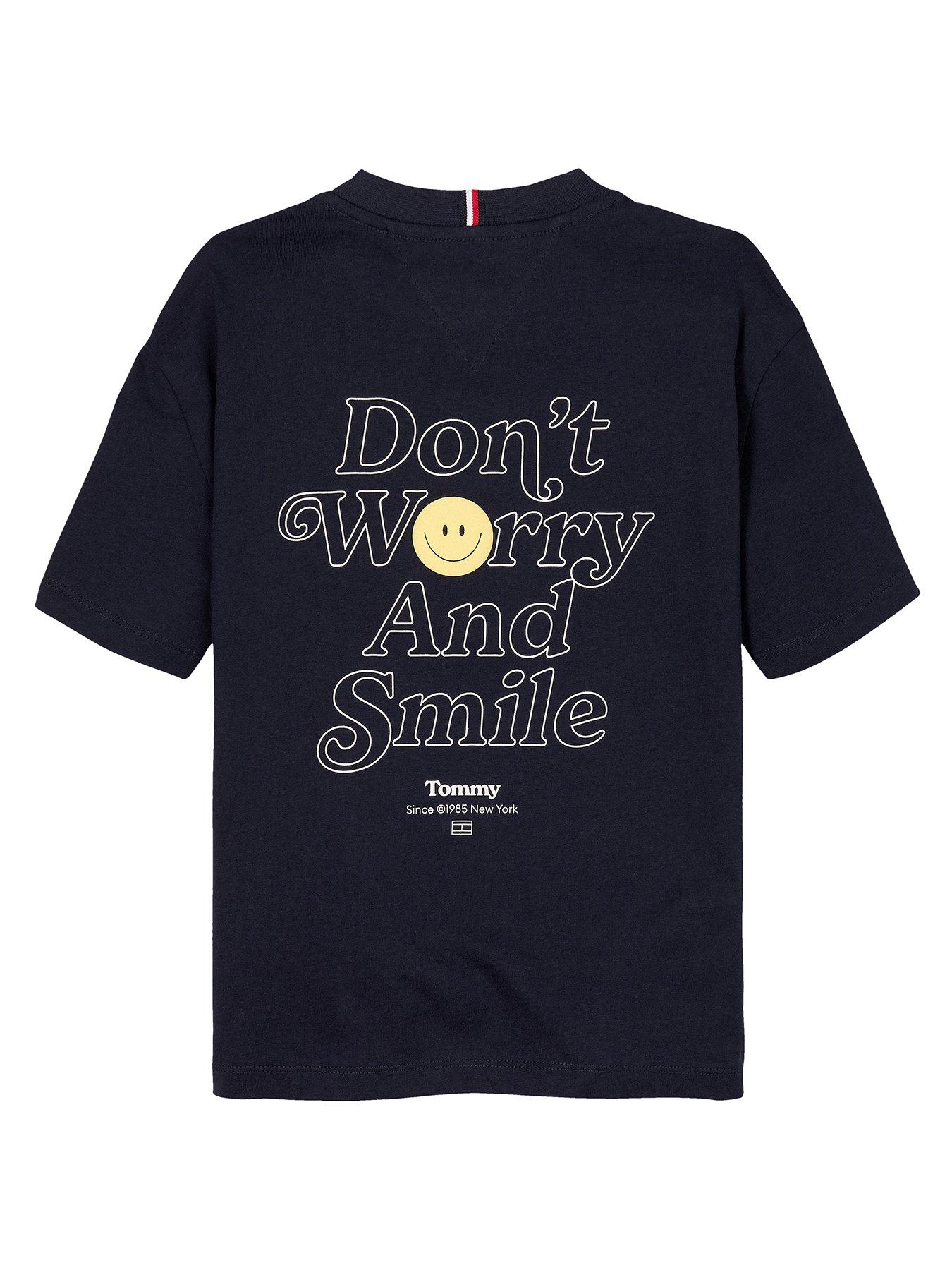 undefined Boys Fun Graphic Short Sleeve T-Shirt - Navy