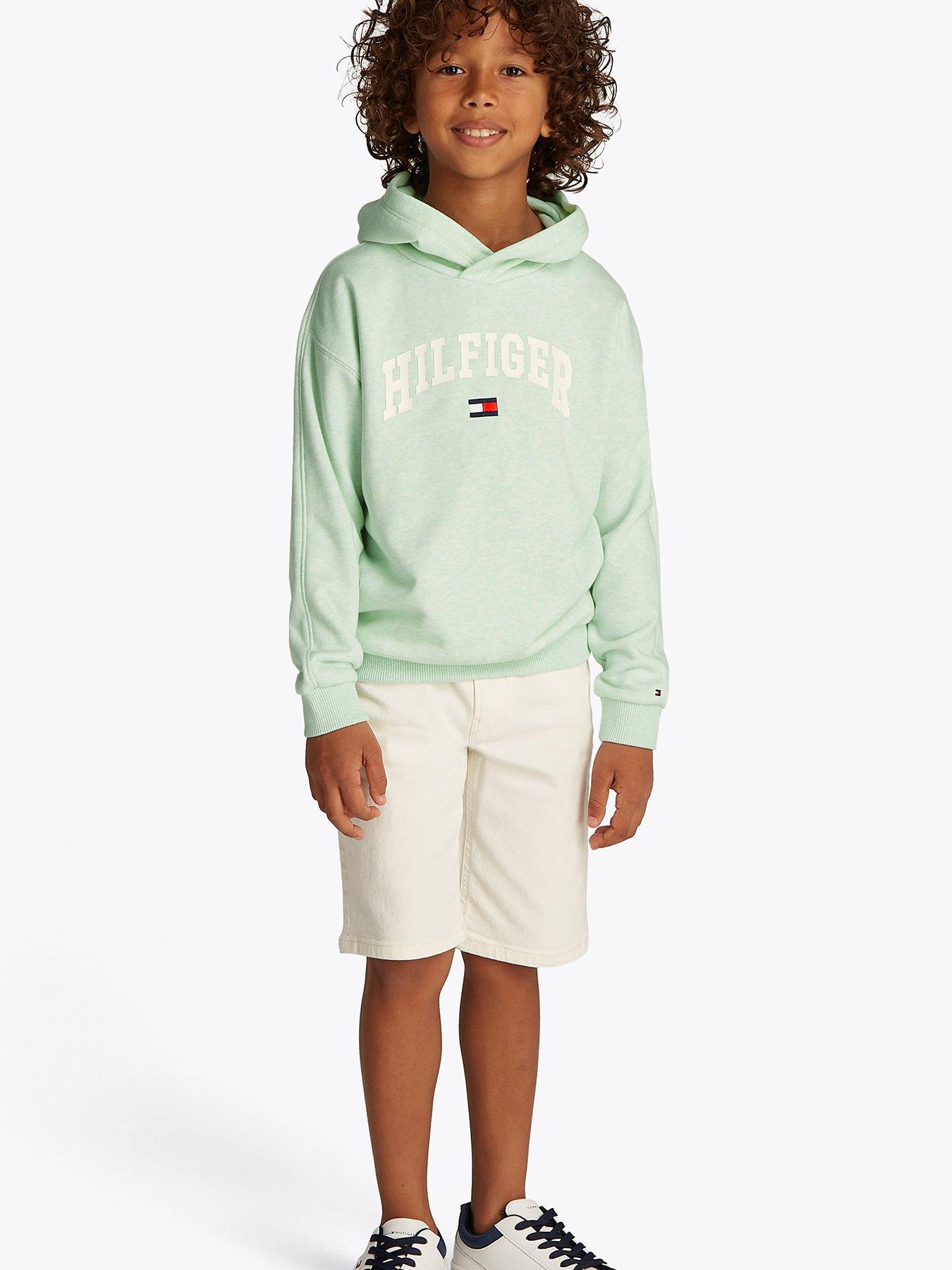 undefined Boys Varsity Hoodie - Light Green