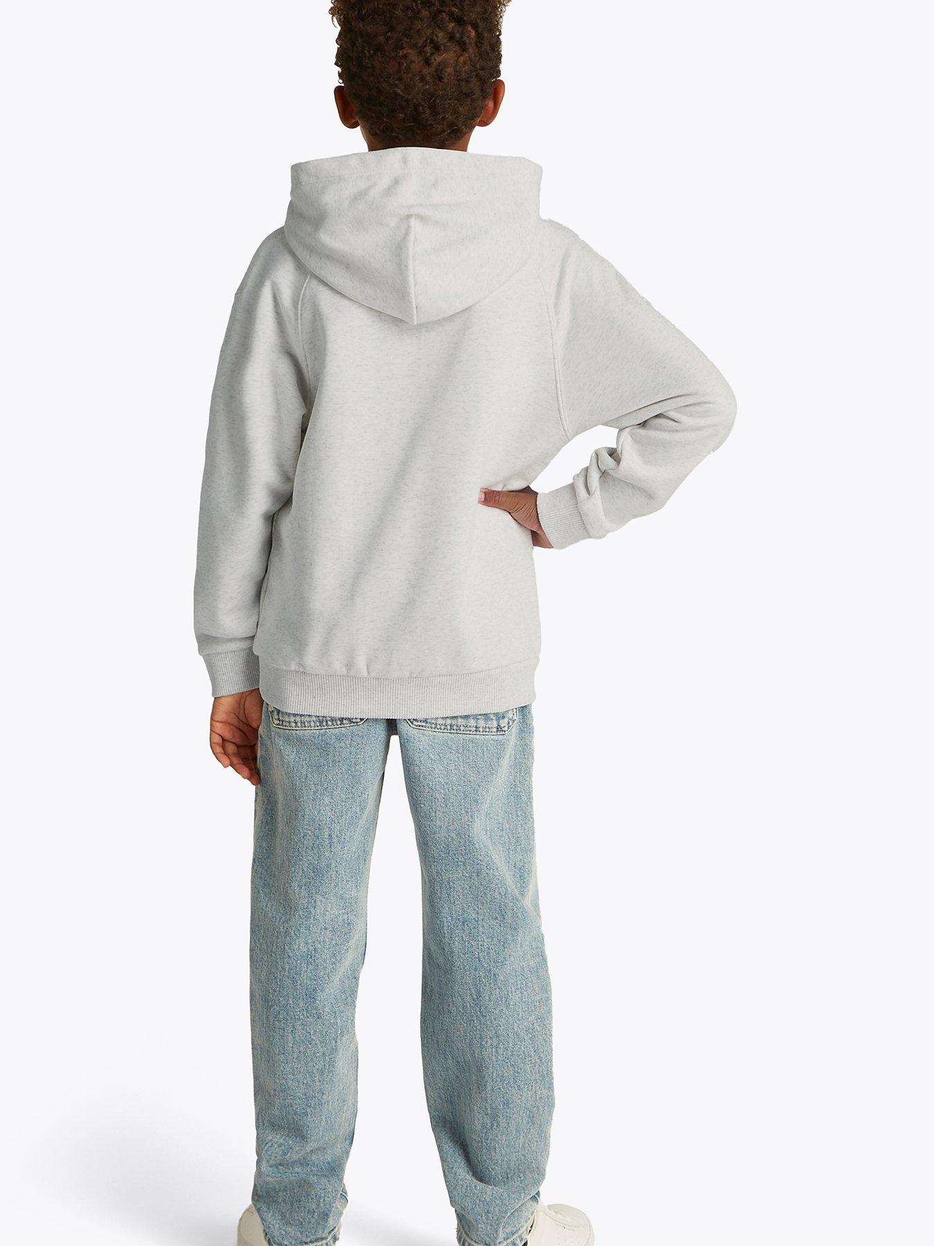 Image 3 of 5 of Tommy Hilfiger Boys Varsity Hoodie - Grey