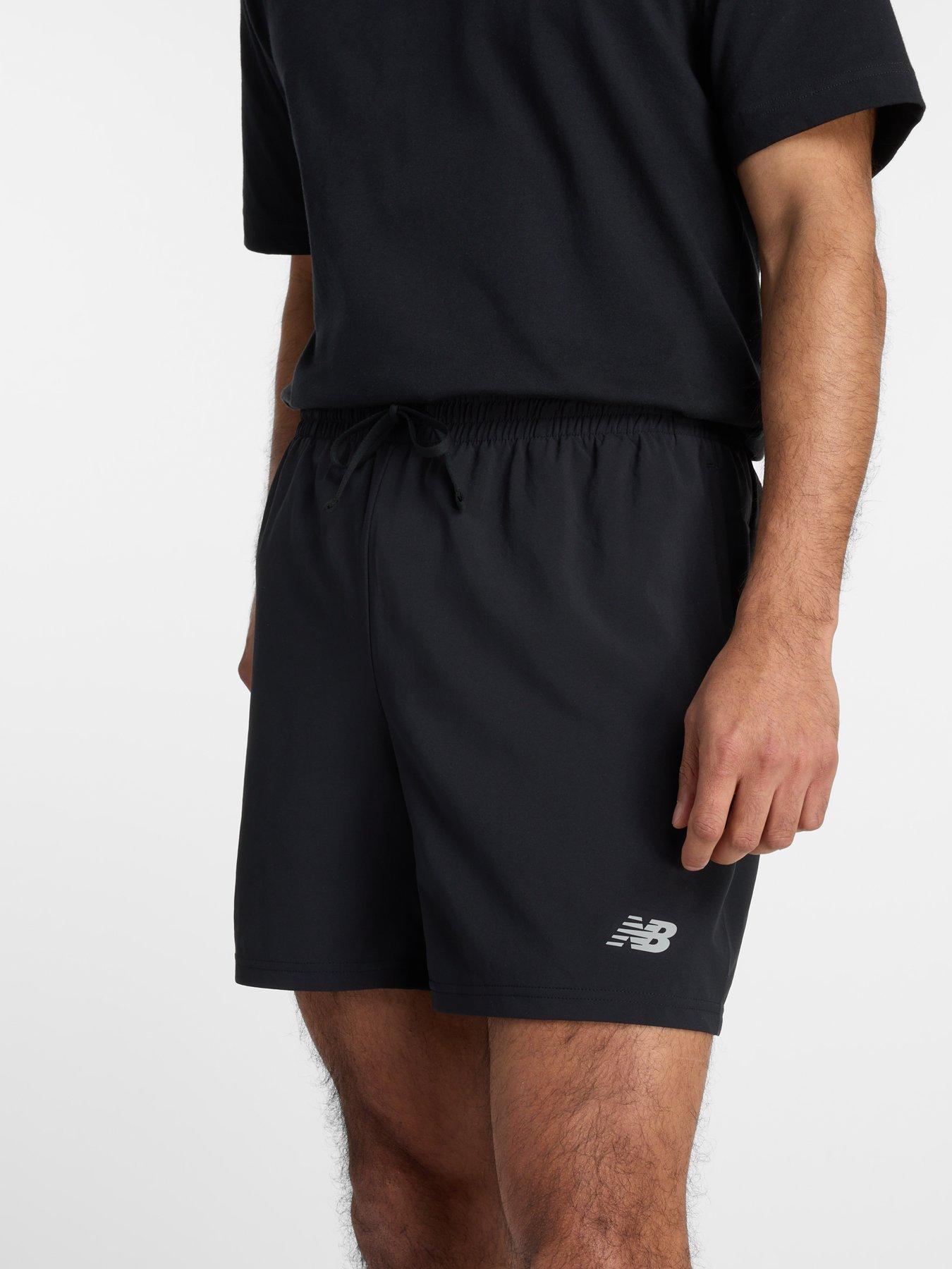 New Balance Mens Running Sport Essentials Lined Short 5inch - Black
