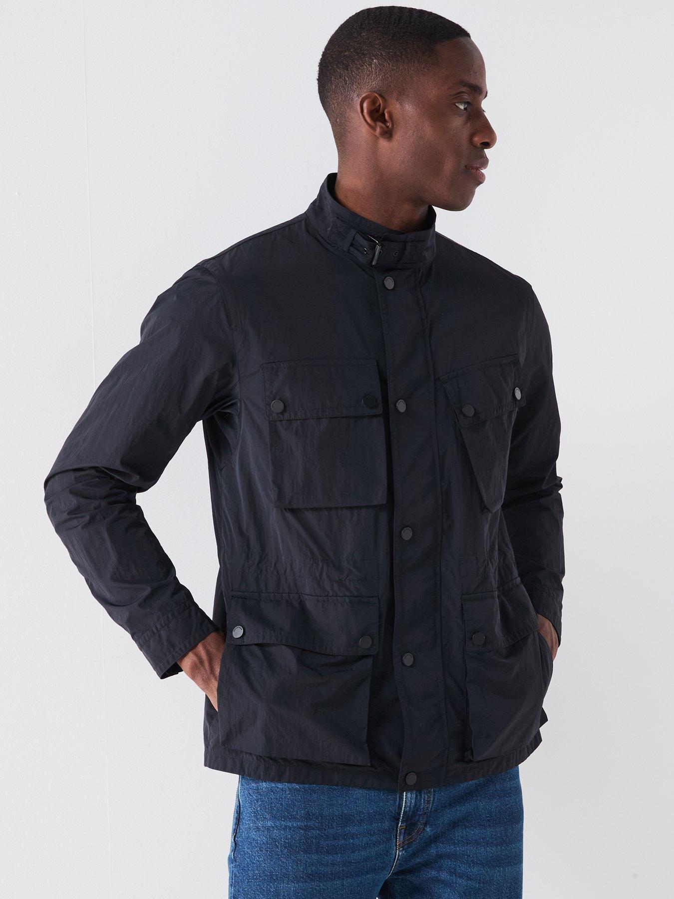 Image 4 of 6 of Belstaff Service Fieldmaster Nylon Jacket - Black