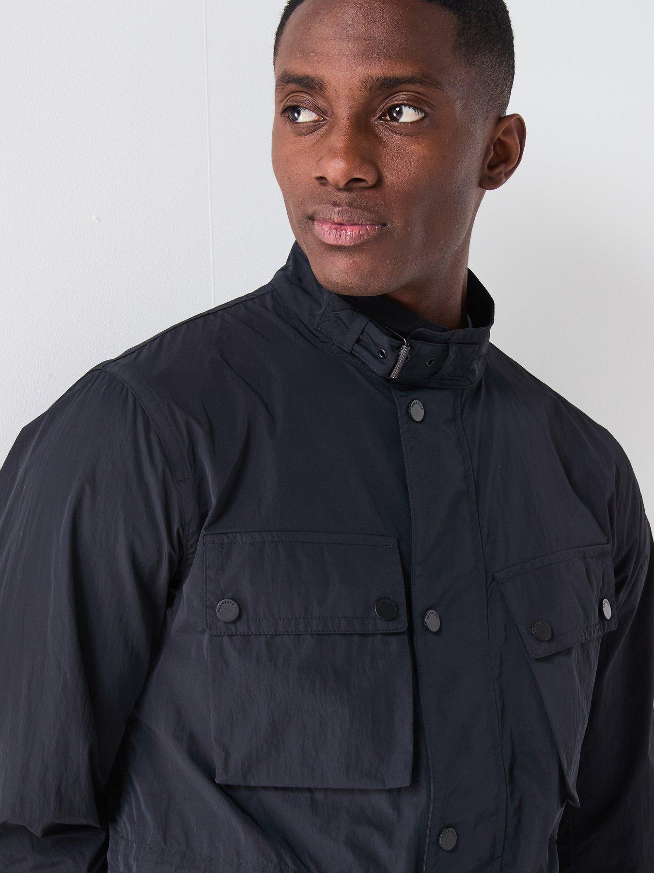 Image 5 of 6 of Belstaff Service Fieldmaster Nylon Jacket - Black