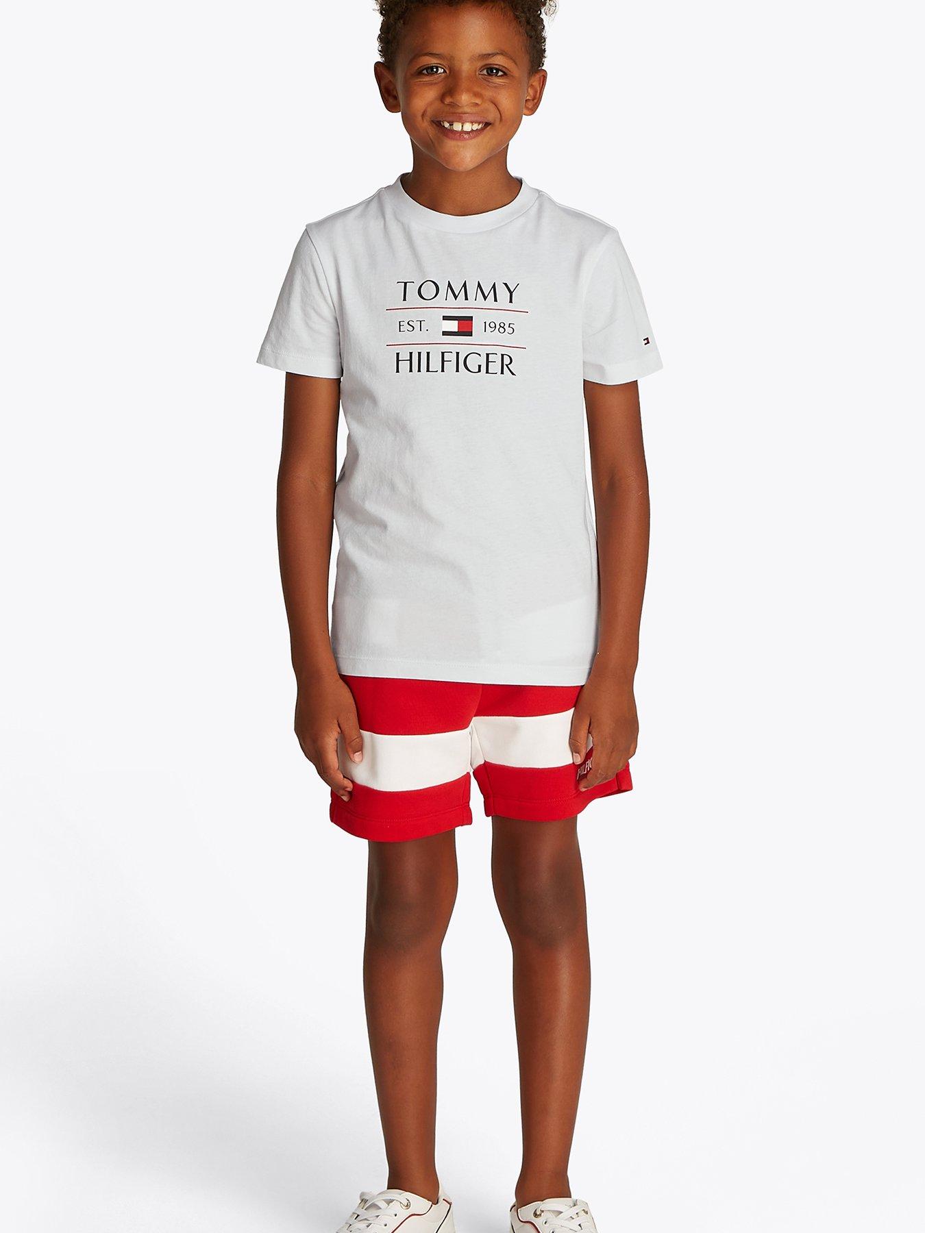 undefined Boys Flag Short Sleeve T-Shirt - White