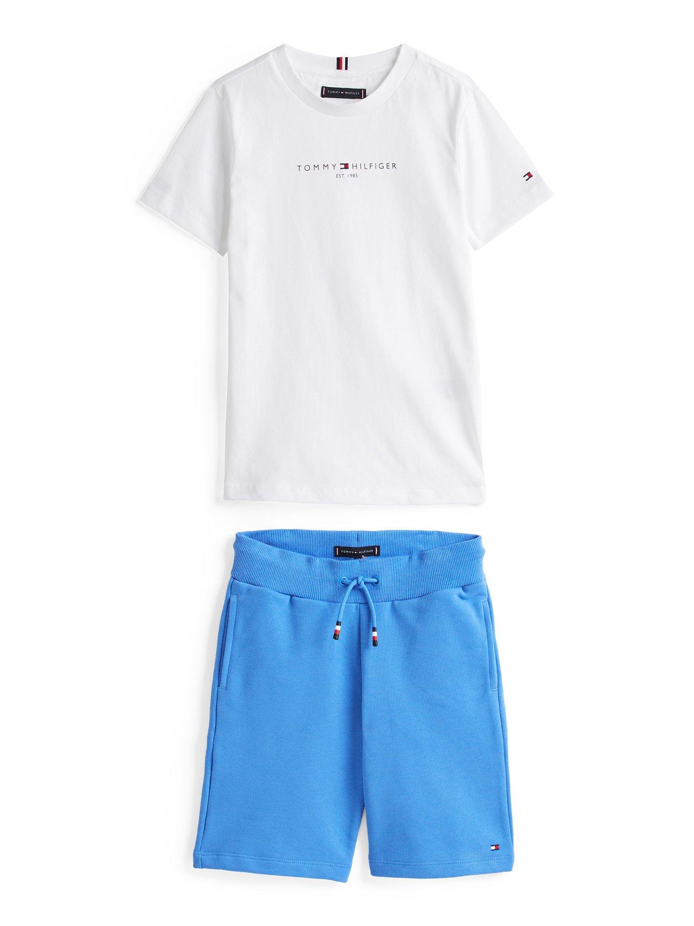 undefined Boys Essential Short Sleeve T-Shirt And Short Set - Multi