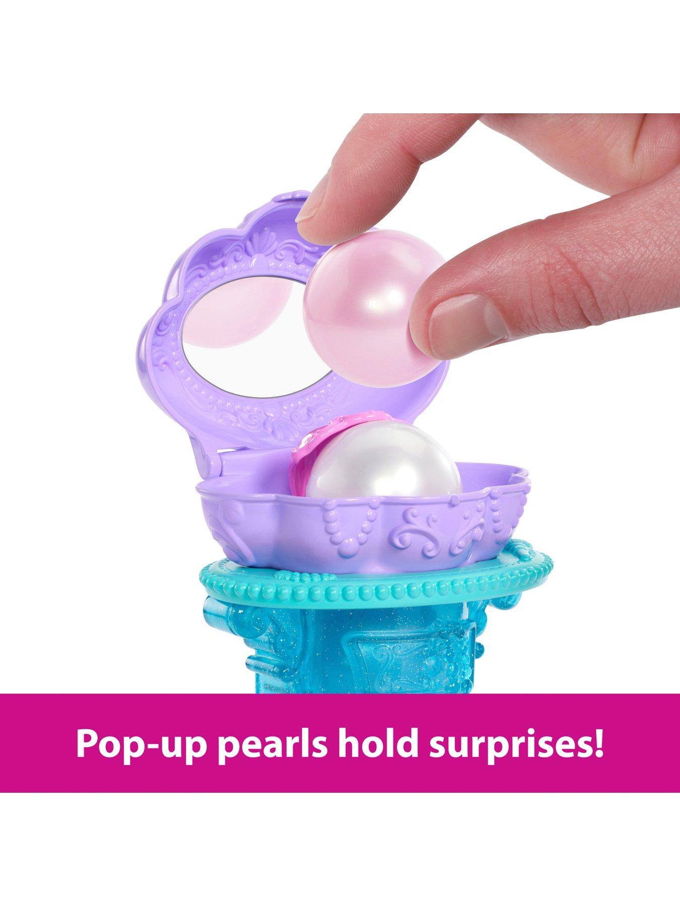 Image 5 of 7 of Disney Princess Ariel Vanity Pop Mermaid Fashion Doll &amp; Vanity with 5 Pop-Up Surprises