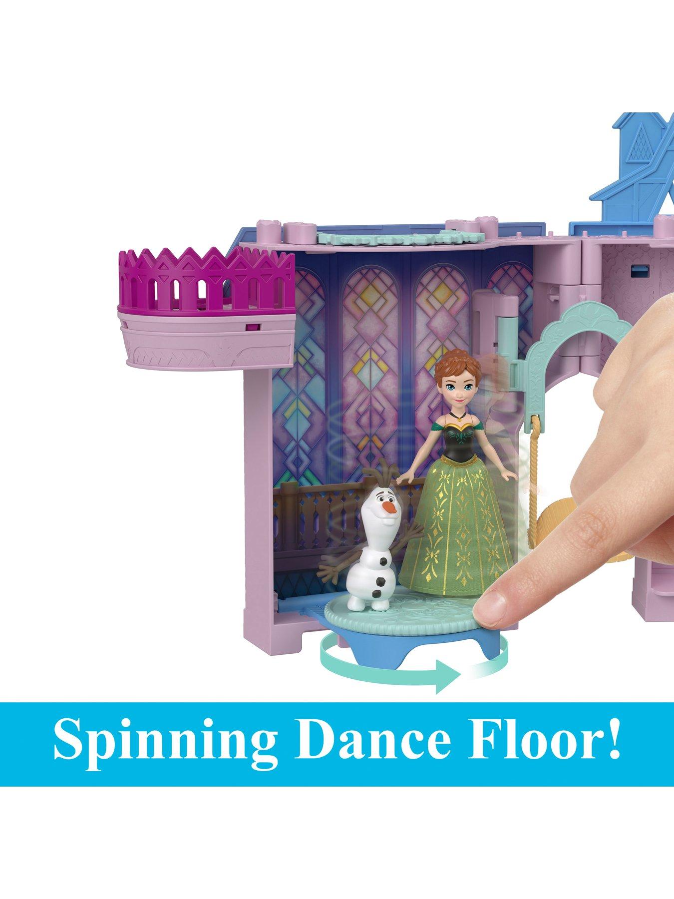 Image 3 of 8 of Disney Frozen Storytime Stackers Playset, Anna's Arendelle Castle Dollhouse with Small Doll