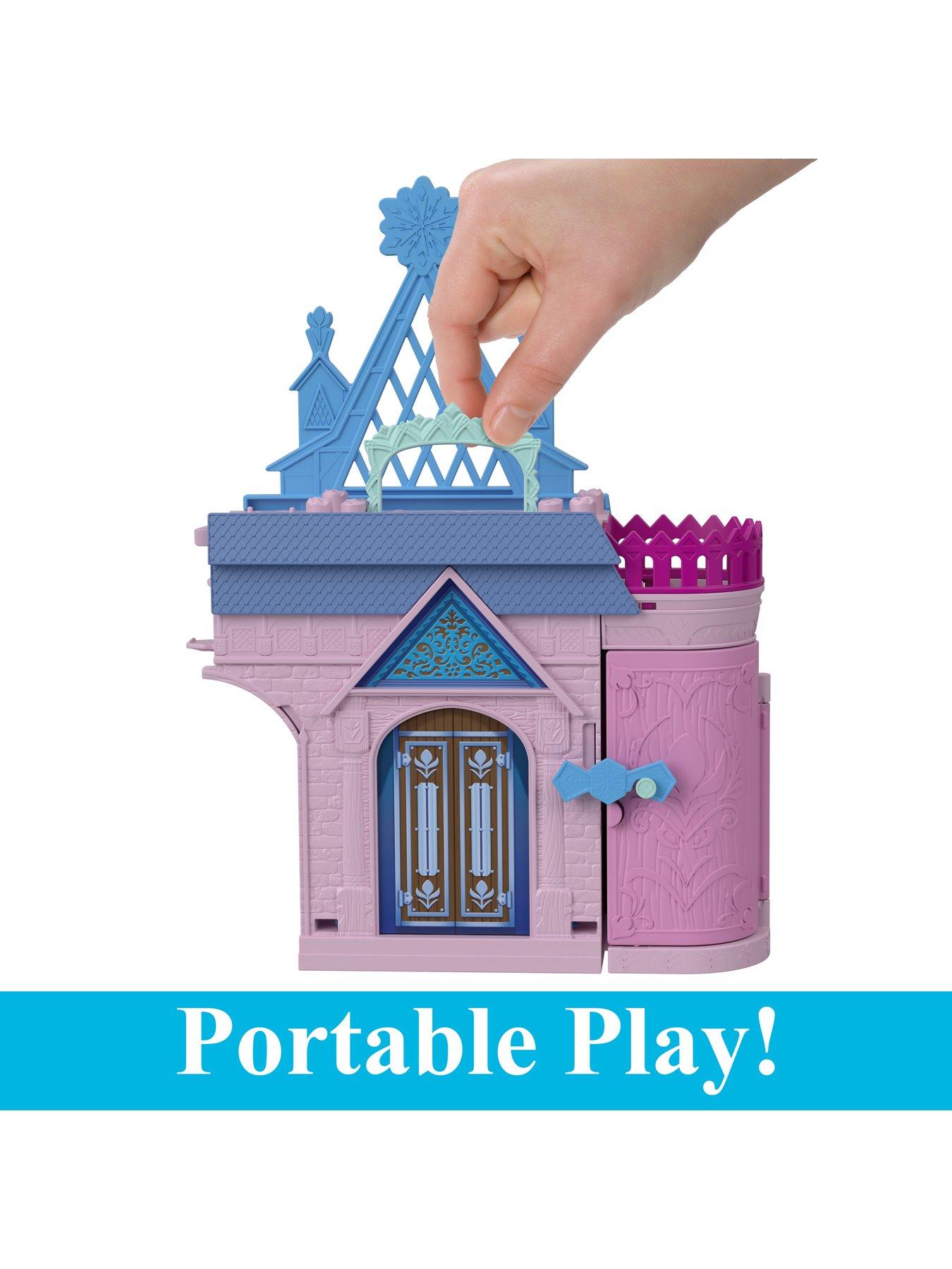 Image 4 of 8 of Disney Frozen Storytime Stackers Playset, Anna's Arendelle Castle Dollhouse with Small Doll