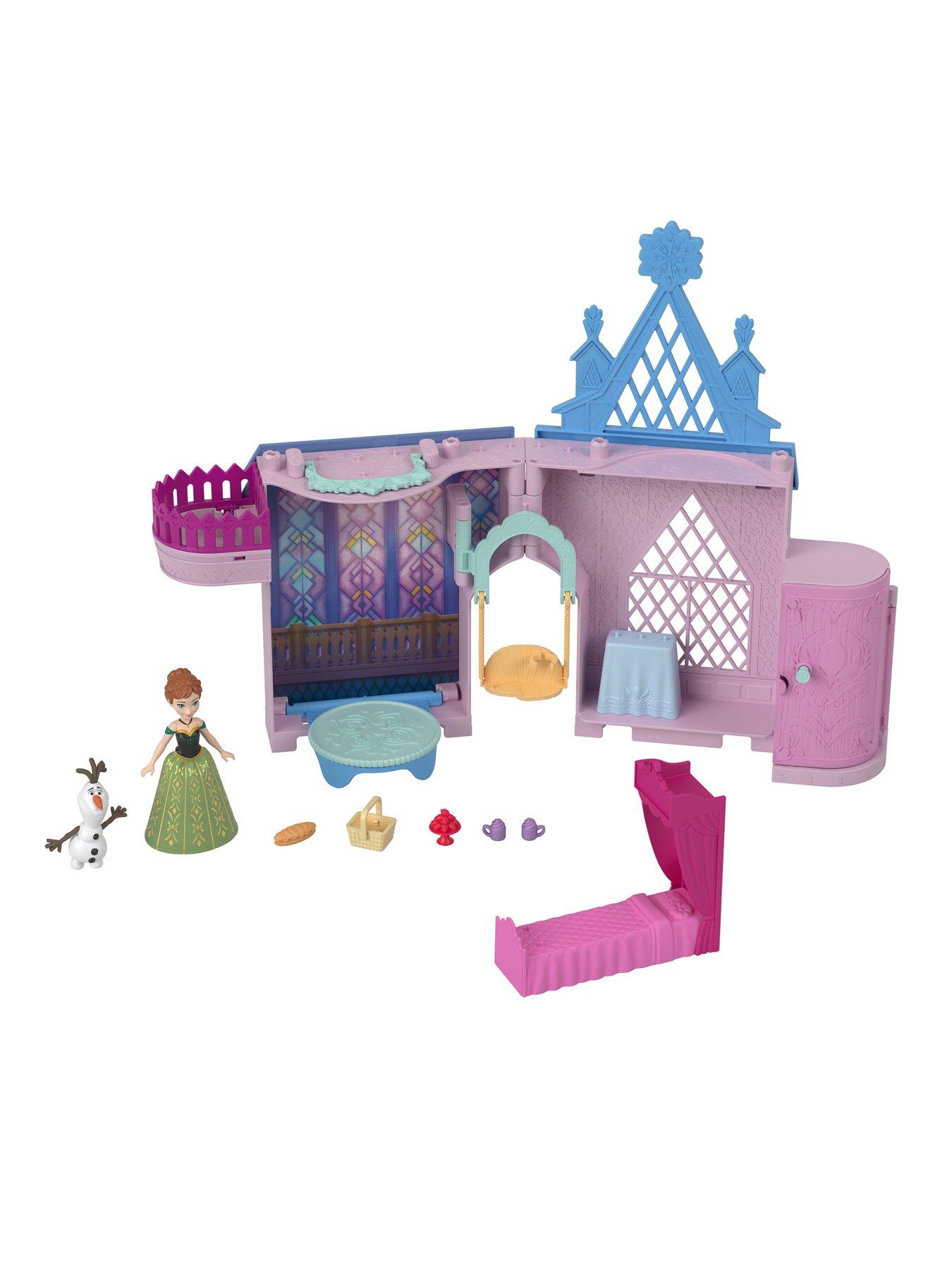 Image 6 of 8 of Disney Frozen Storytime Stackers Playset, Anna's Arendelle Castle Dollhouse with Small Doll