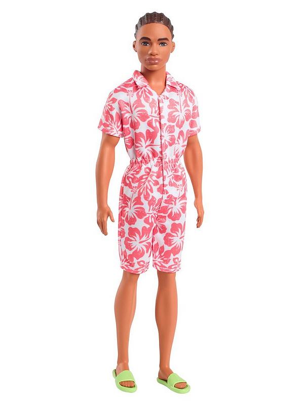 Barbie Fashionistas Ken Doll #235 in Hawaiian Print Jumpsuit Barbie Fashionistas Ken Doll #235 in Hawaiian Print Jumpsuit