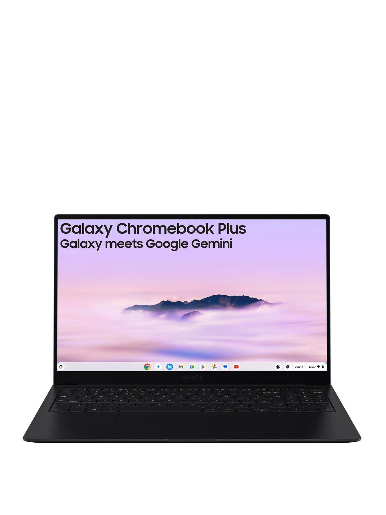 Image 1 of 7 of Samsung Galaxy Chromebook Plus - 15.6in FHD AMOLED,&nbsp;Intel Core i5, 8GB RAM, 256GB SSD - Neptune Blue