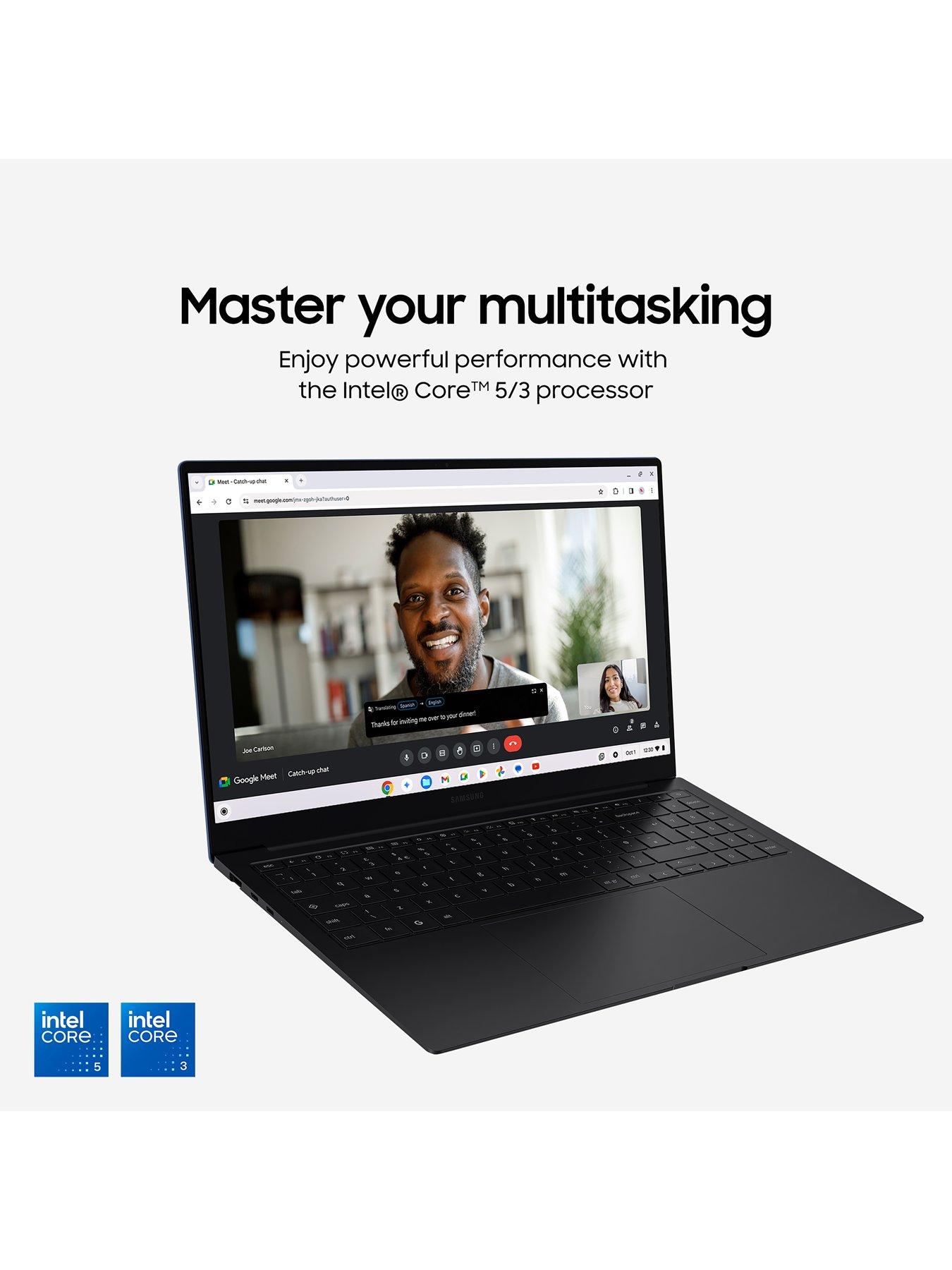 Image 6 of 7 of Samsung Galaxy Chromebook Plus - 15.6in FHD AMOLED,&nbsp;Intel Core i5, 8GB RAM, 256GB SSD - Neptune Blue