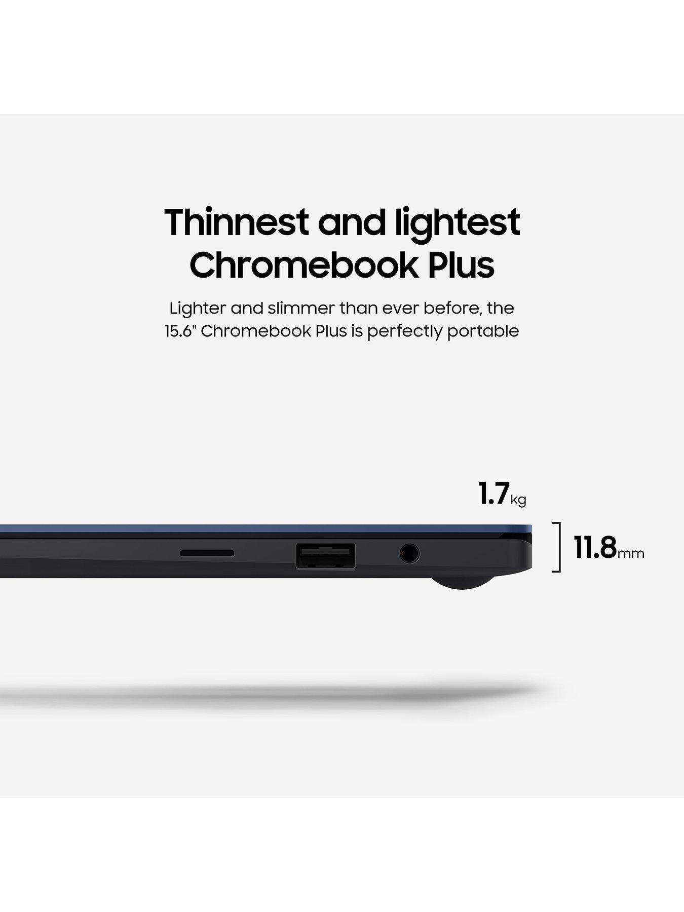 Image 7 of 7 of Samsung Galaxy Chromebook Plus - 15.6in FHD AMOLED,&nbsp;Intel Core i5, 8GB RAM, 256GB SSD - Neptune Blue
