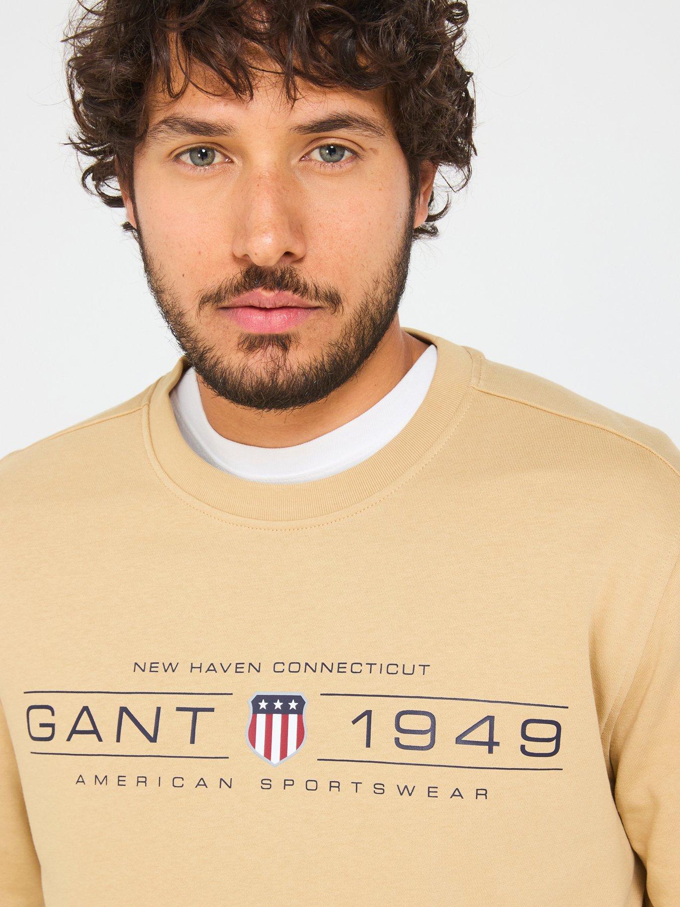 Gant Women Beige Round Neck T-Shirt main image 1