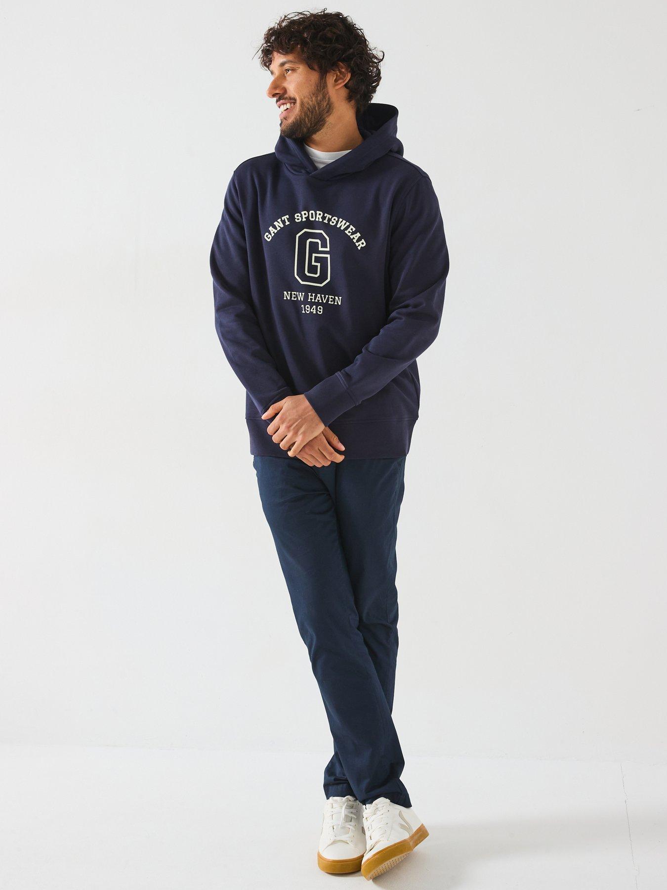 Image 3 of 5 of GANT Graphic G Logo Hoodie - Dark Blue