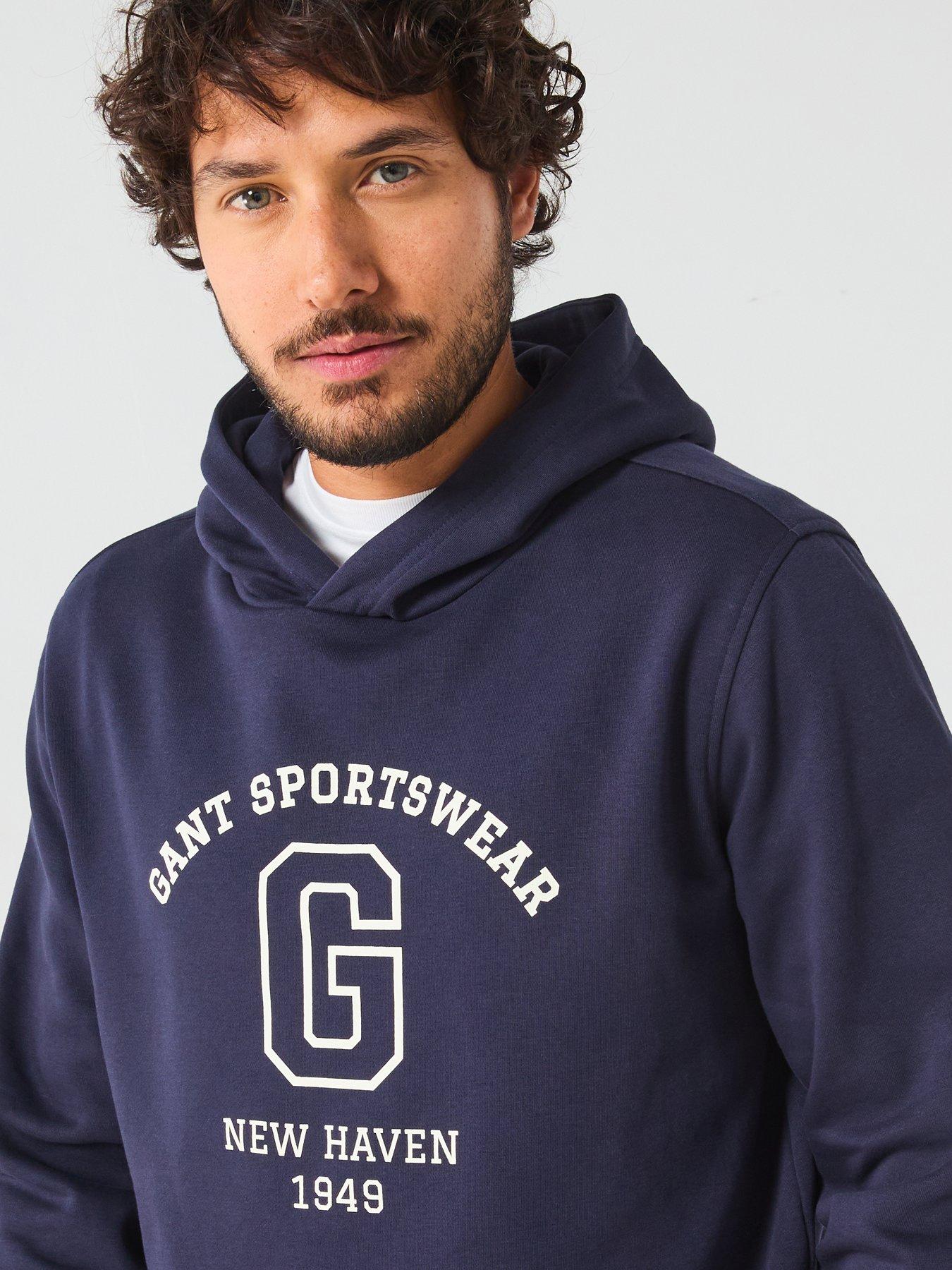 Image 4 of 5 of GANT Graphic G Logo Hoodie - Dark Blue