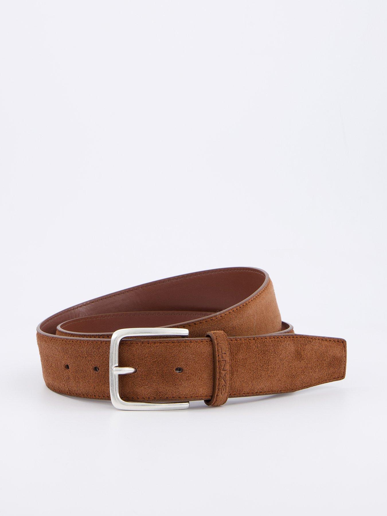 undefined Classic Suede Belt - Brown