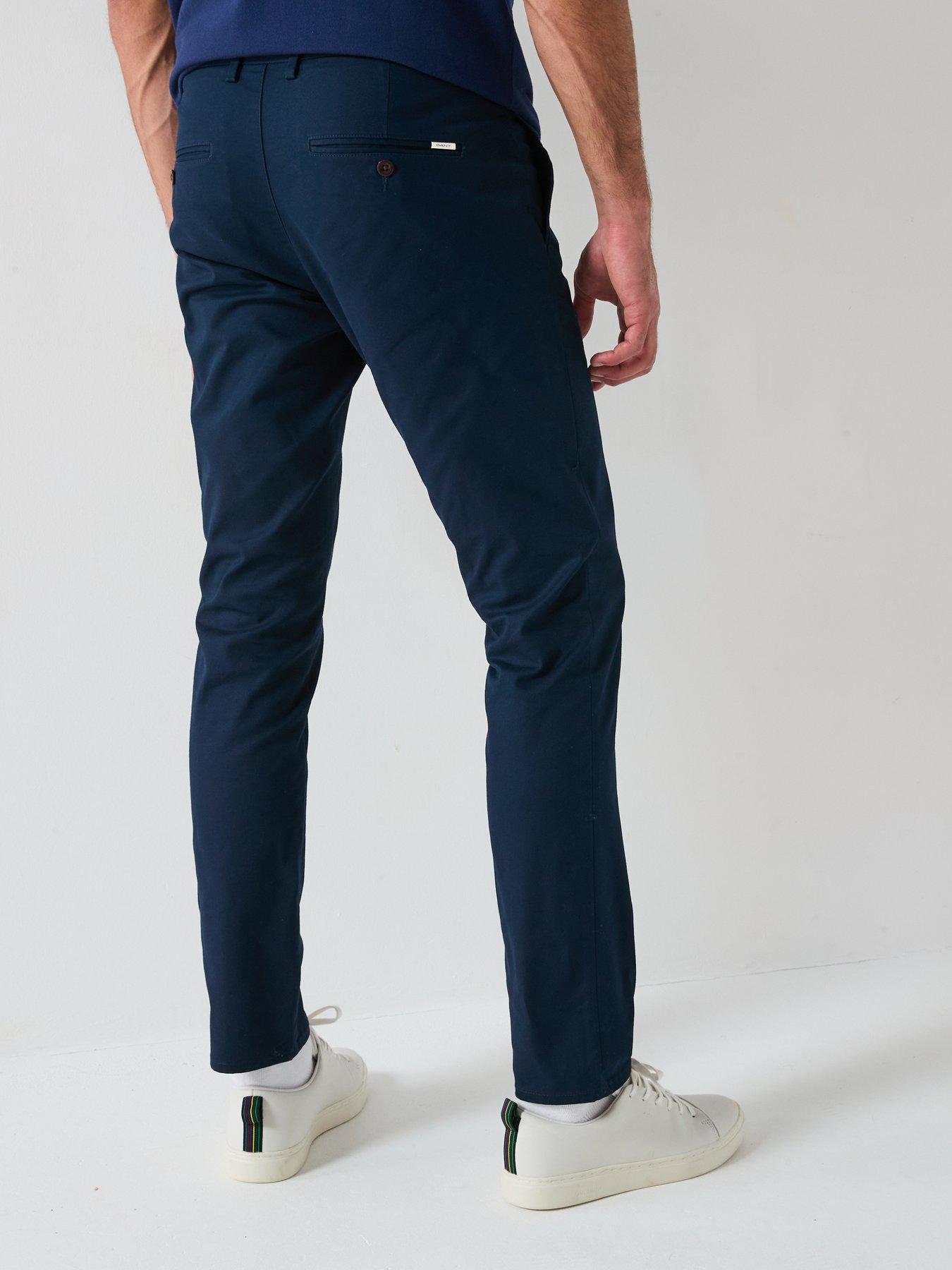 Image 2 of 6 of GANT Slim Chinos - Dark Blue