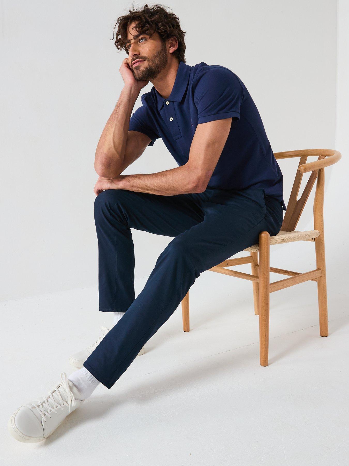 Image 6 of 6 of GANT Slim Chinos - Dark Blue