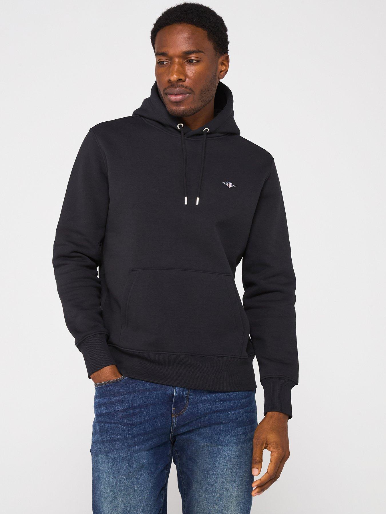 GANT Regular Fit Hoodie - Black