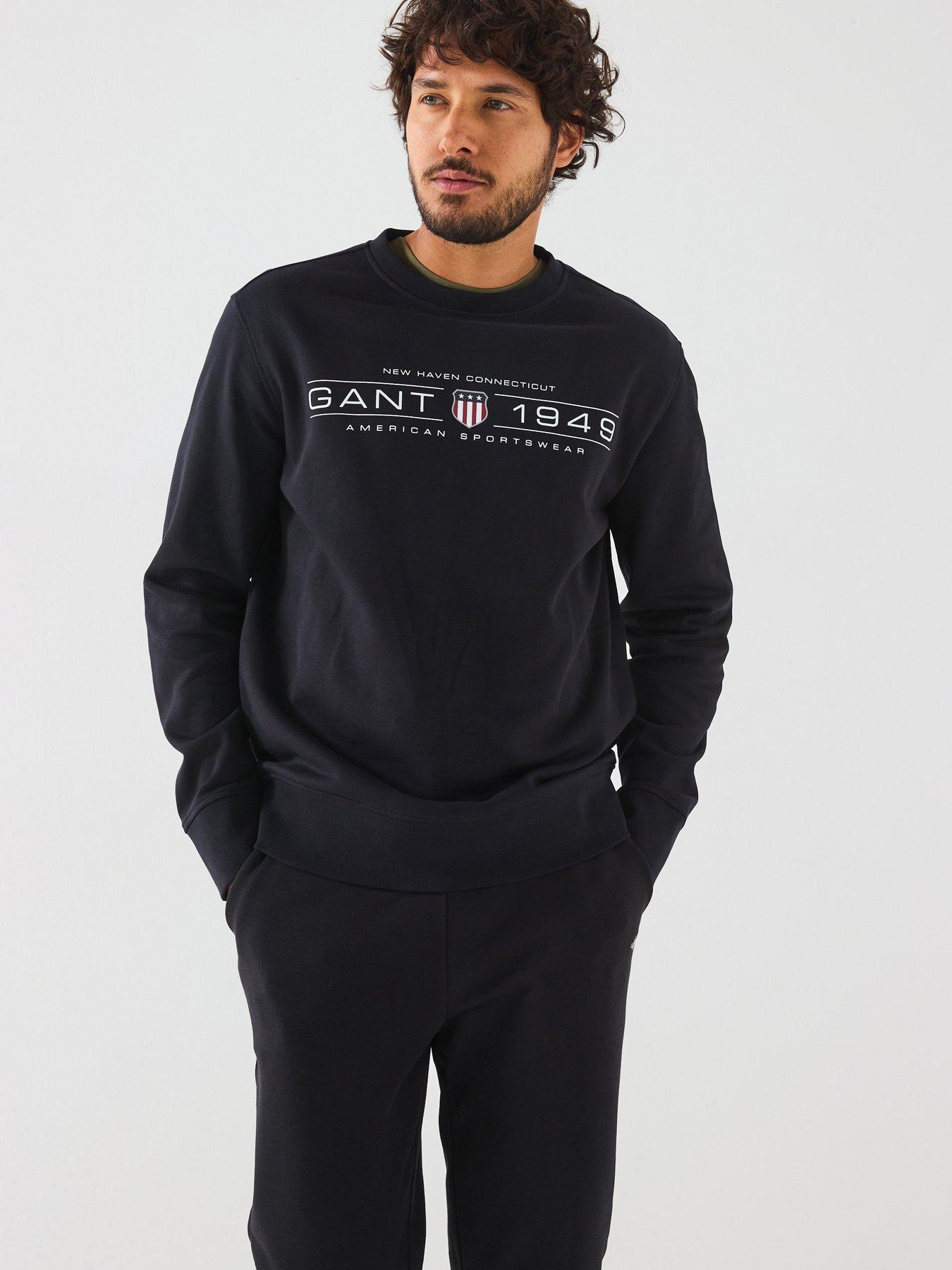 undefined Graphic Crew Neck Sweat Shirt - Black