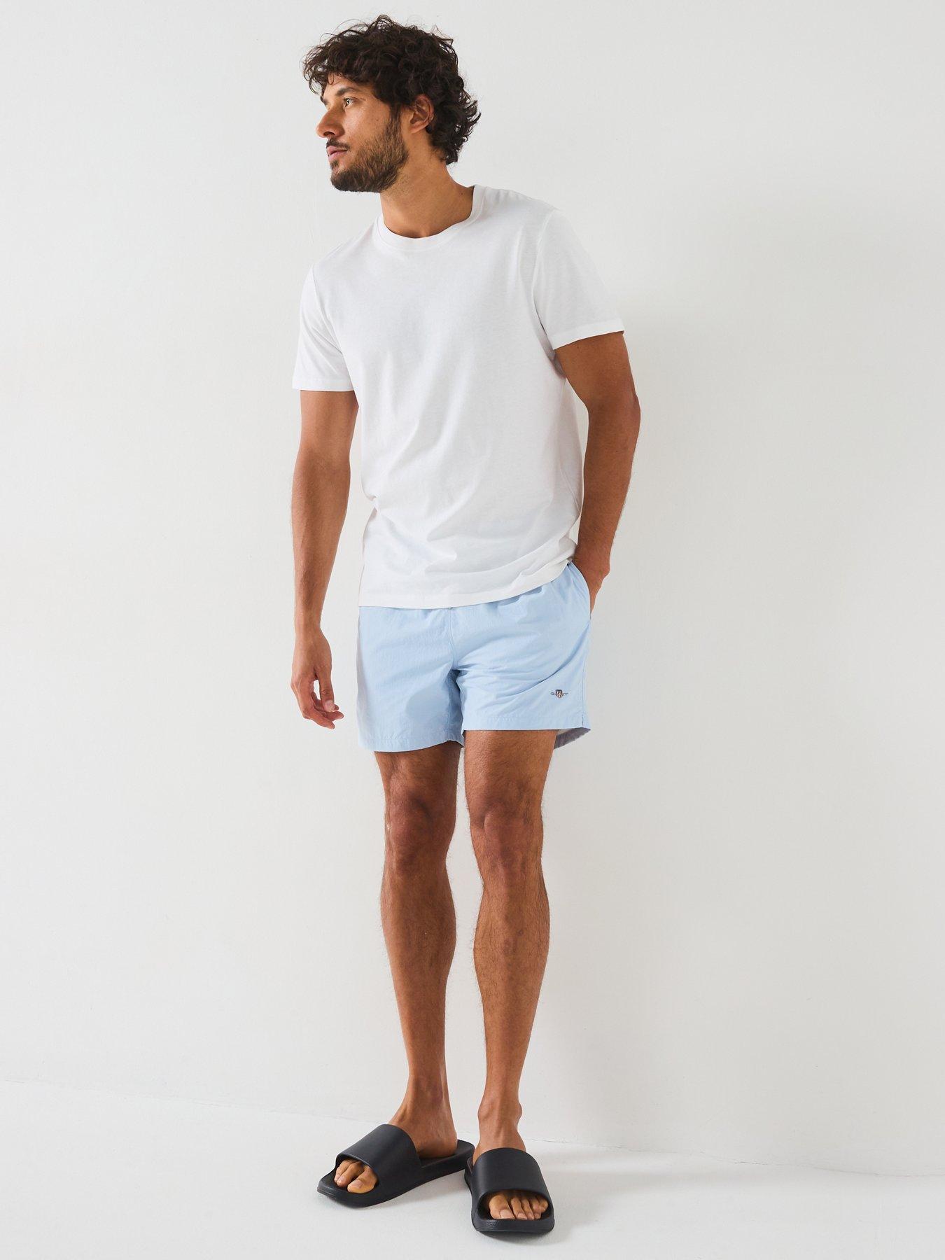 Image 3 of 5 of GANT Logo Swim Shorts - Blue