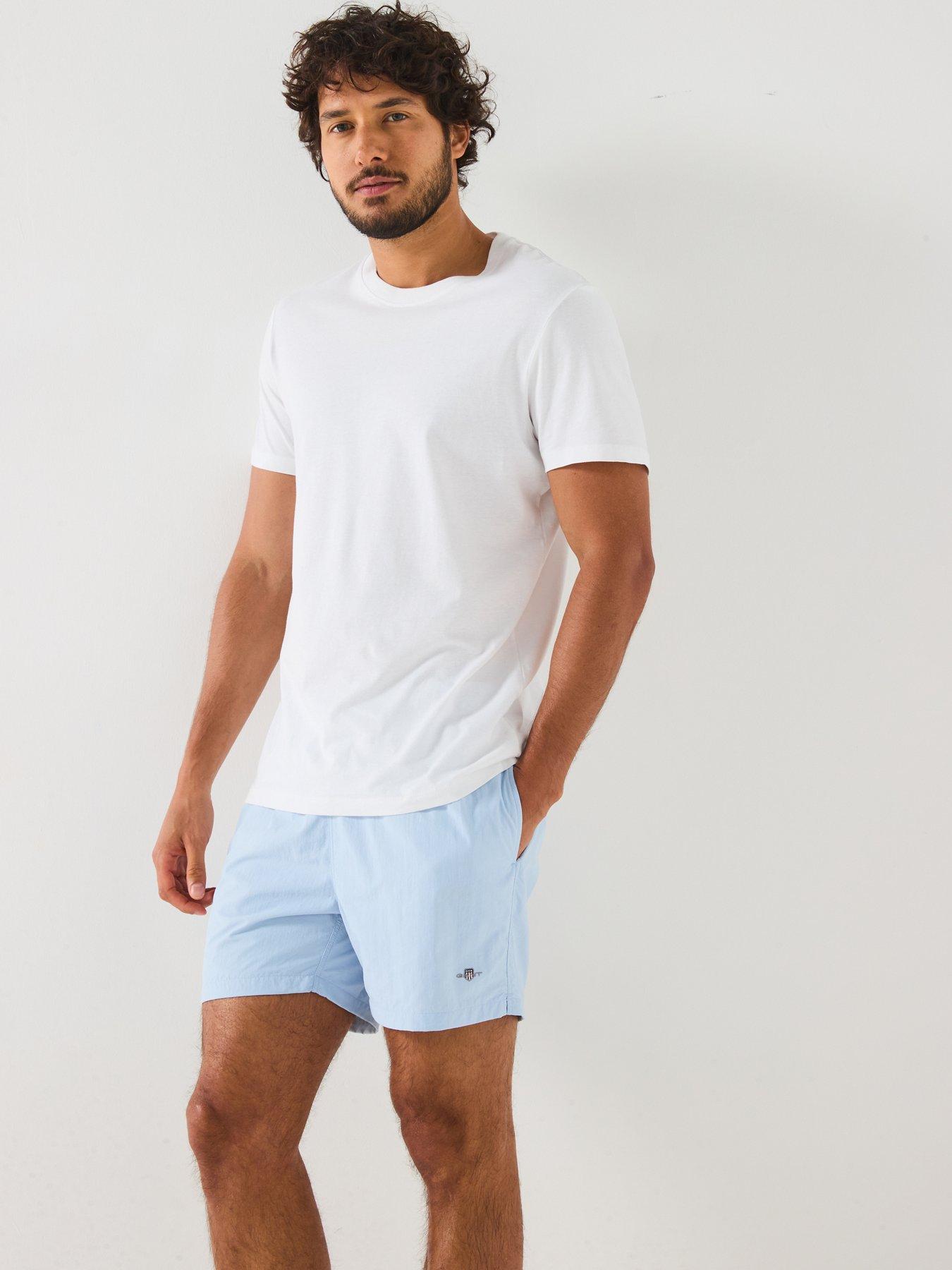 Image 5 of 5 of GANT Logo Swim Shorts - Blue