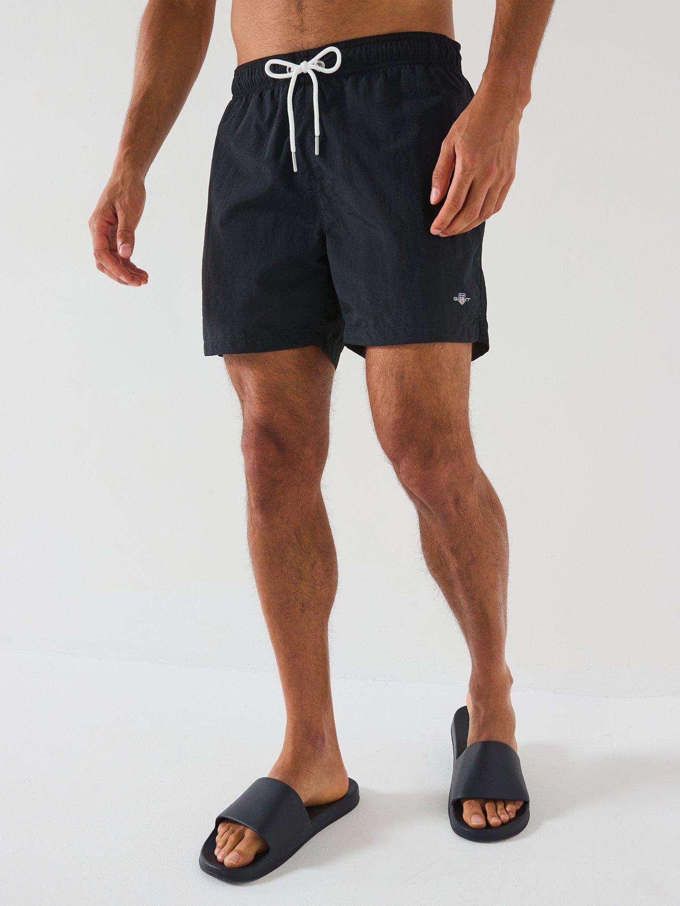 undefined Logo Swim Shorts - Black
