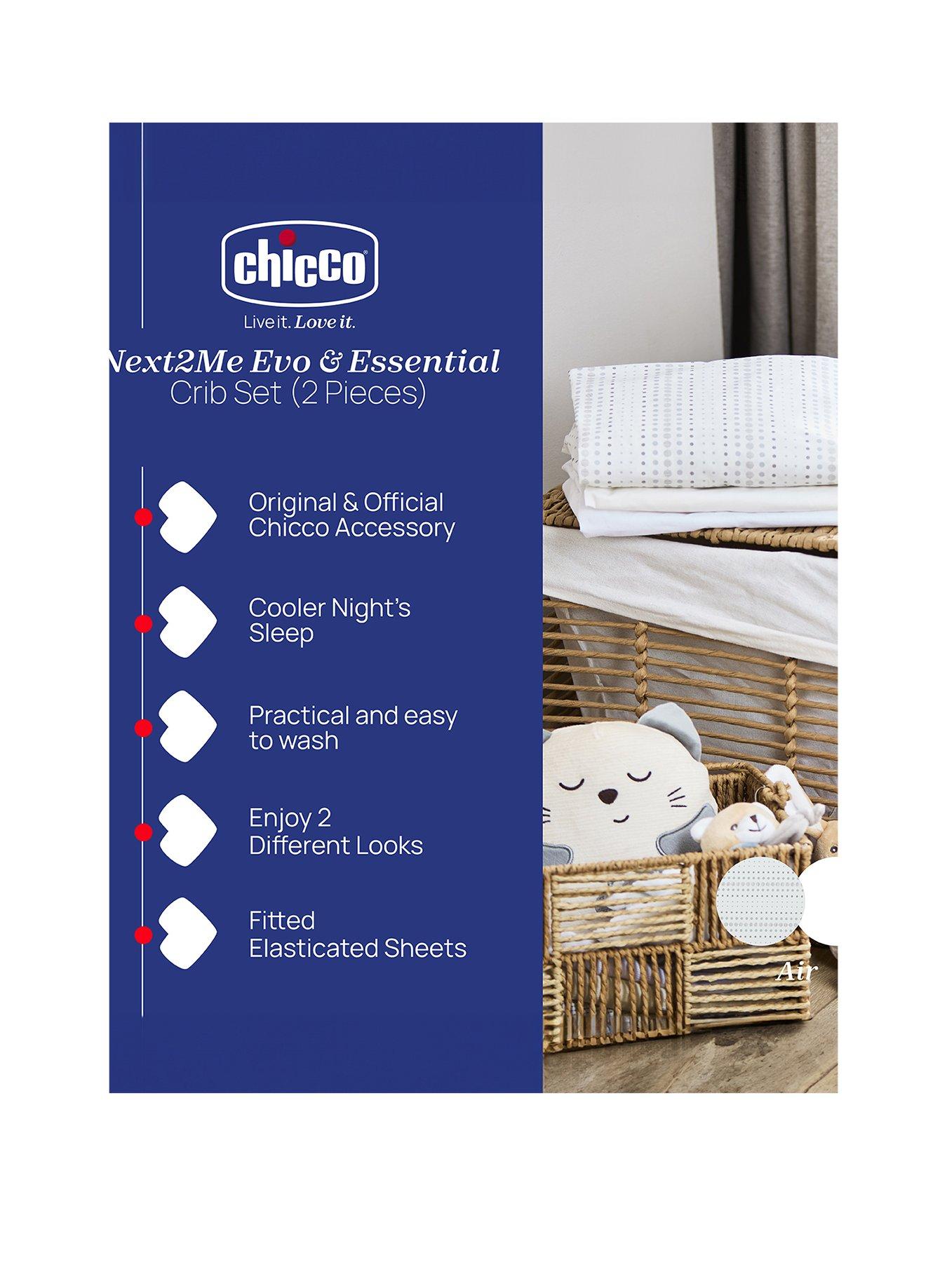 Image 2 of 6 of Chicco Next2Me Crib Sheets Set of 2