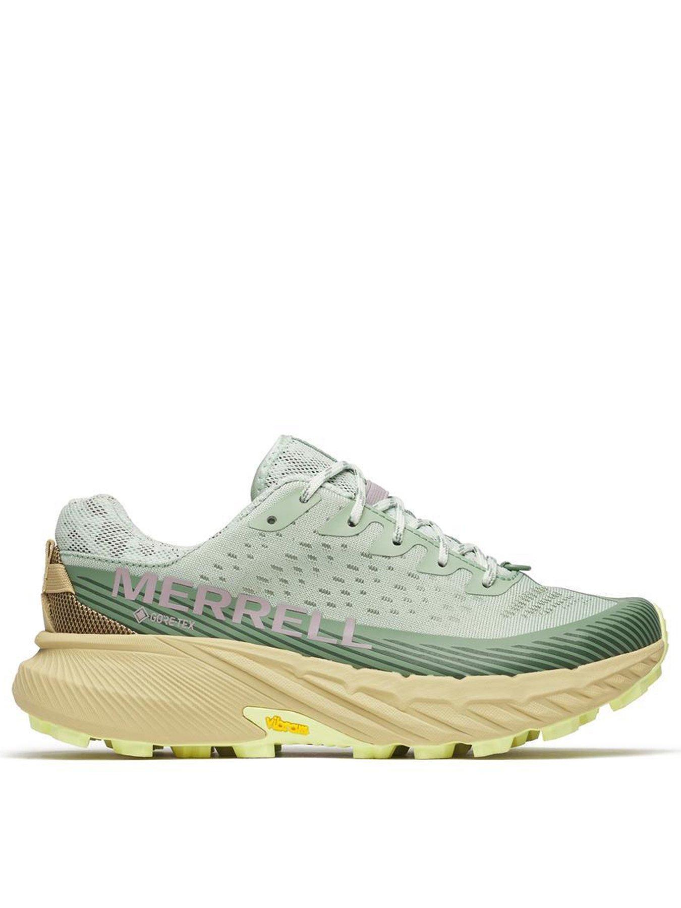 Image of Merrell Womens Agility Peak 5 Goretex Trail Running Shoes - Green