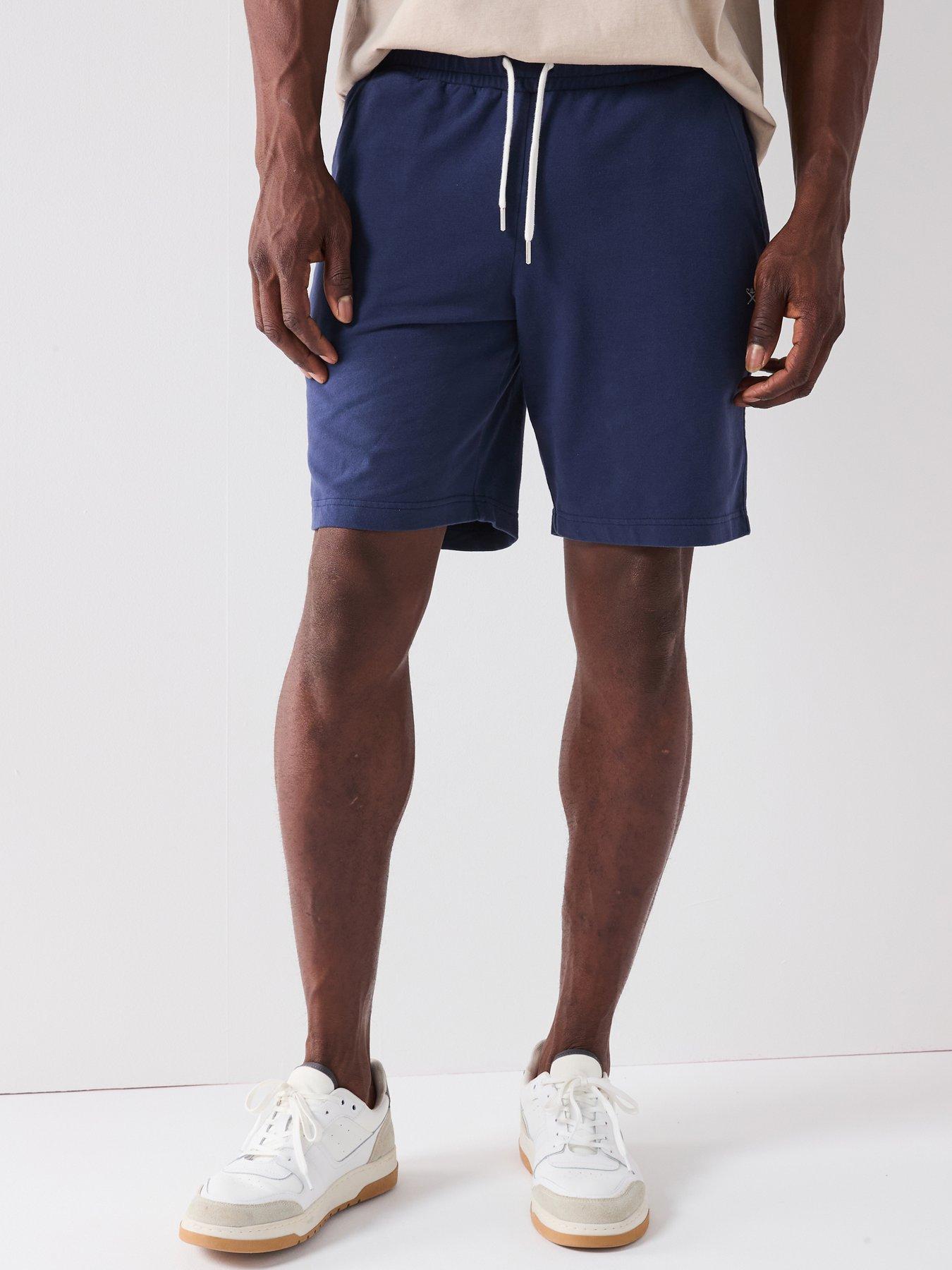 Image 1 of 5 of Hackett Logo Sweatshorts - Navy