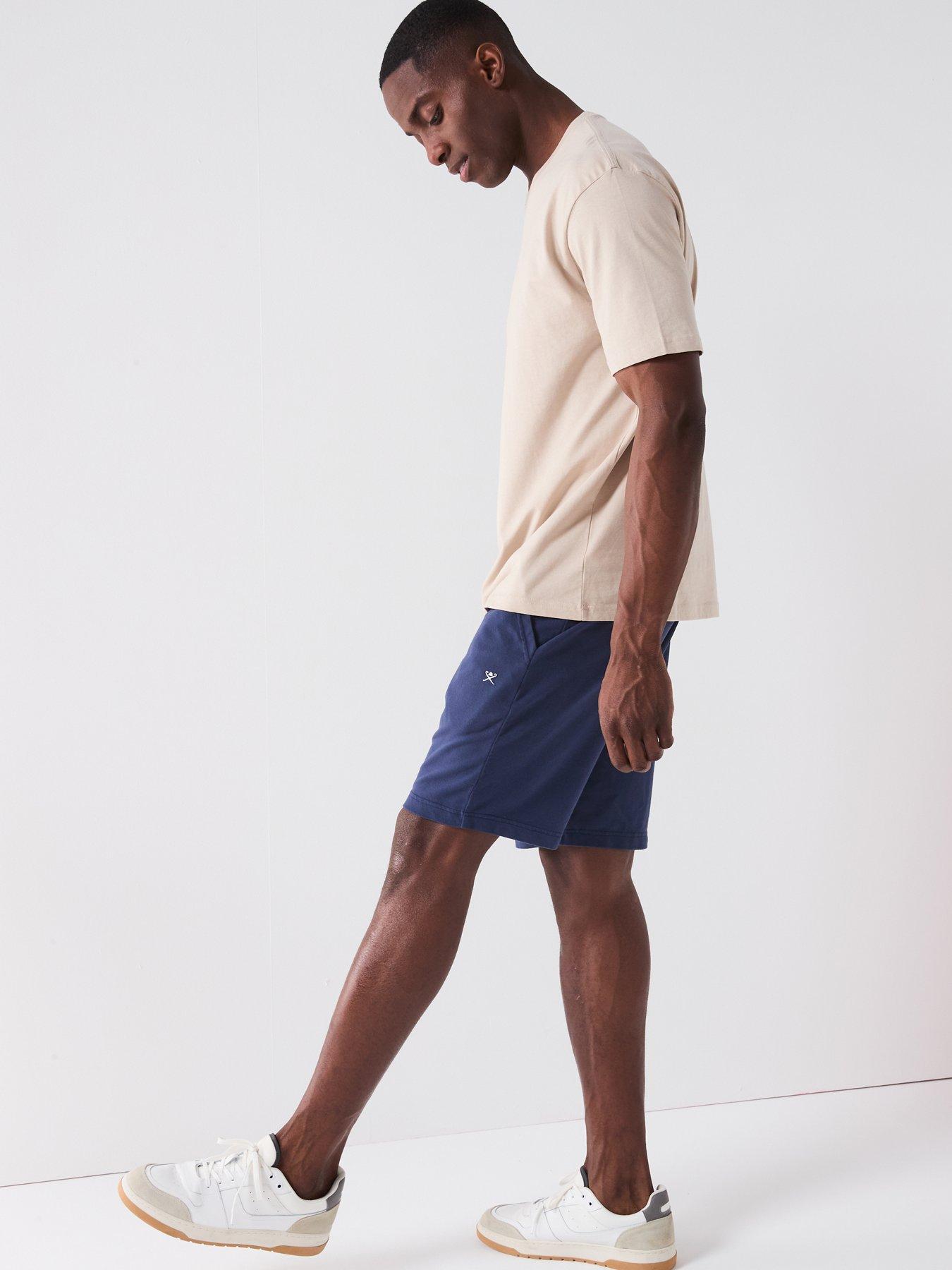 Image 5 of 5 of Hackett Logo Sweatshorts - Navy