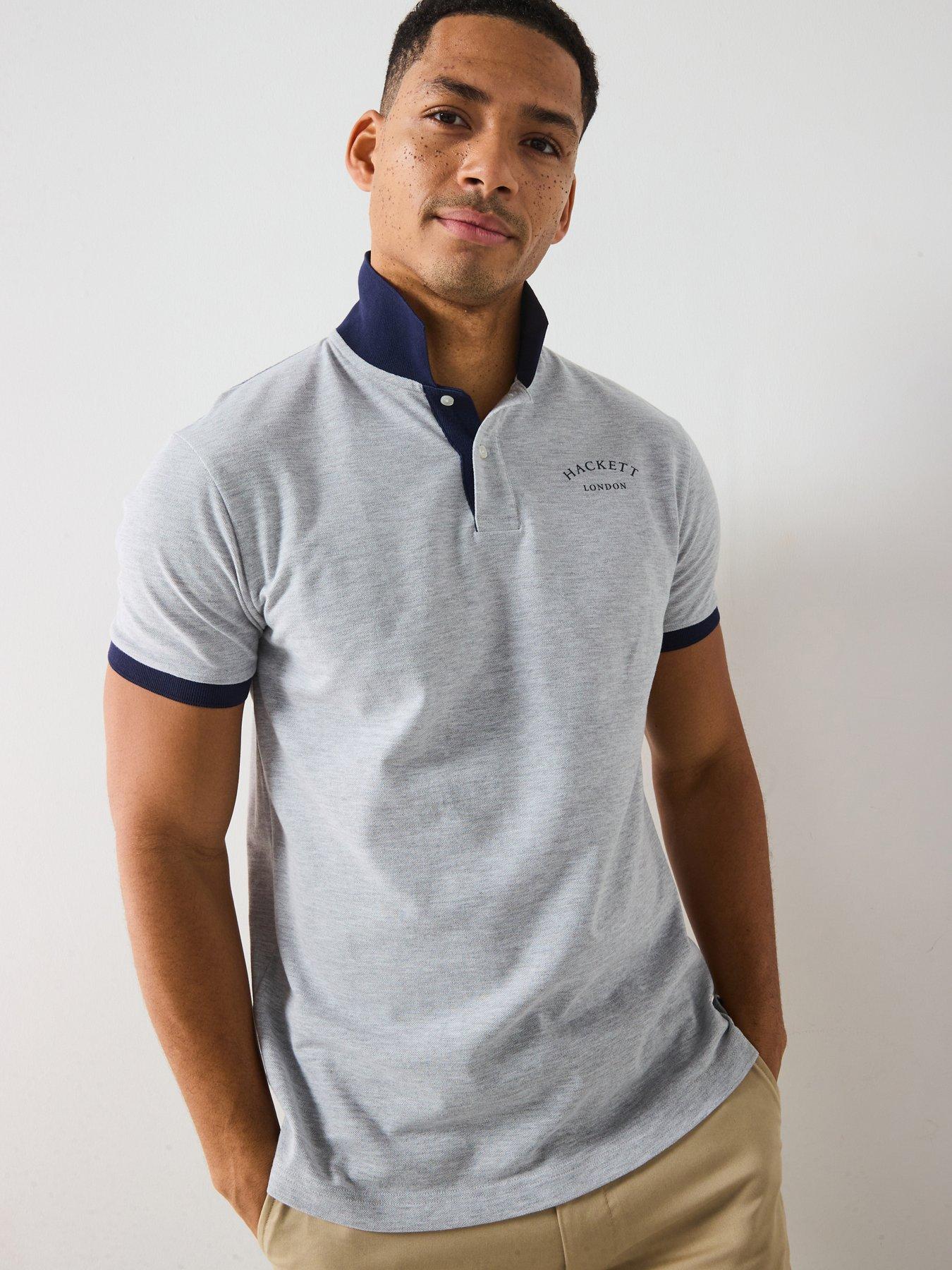 undefined Heritage Logo Polo Shirt - Grey