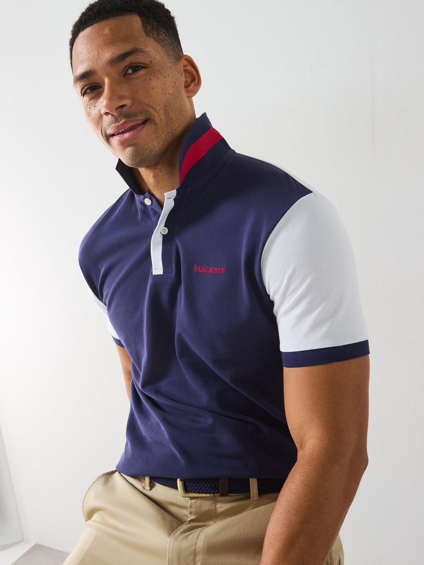 undefined Heritage Quad Regular Fit Polo Shirt - Navy