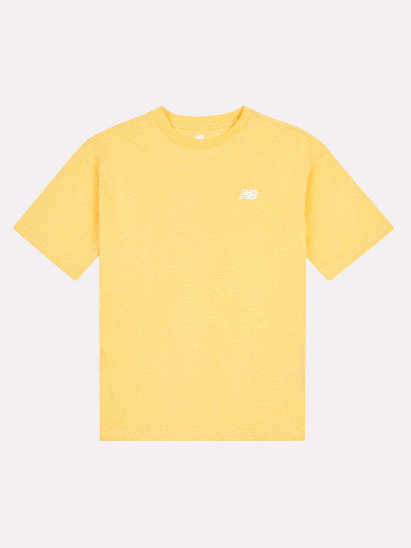 undefined Junior Boys Jersey Small Logo Tee - Yellow